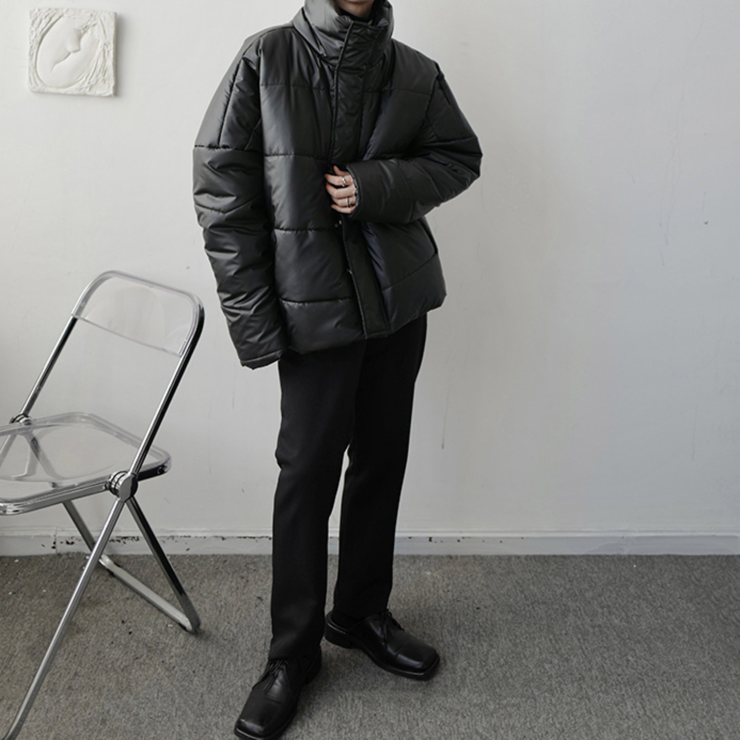 oversized black down EN316