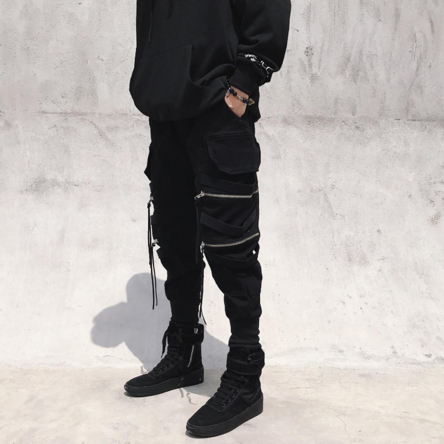 multi-zip street pants EN282