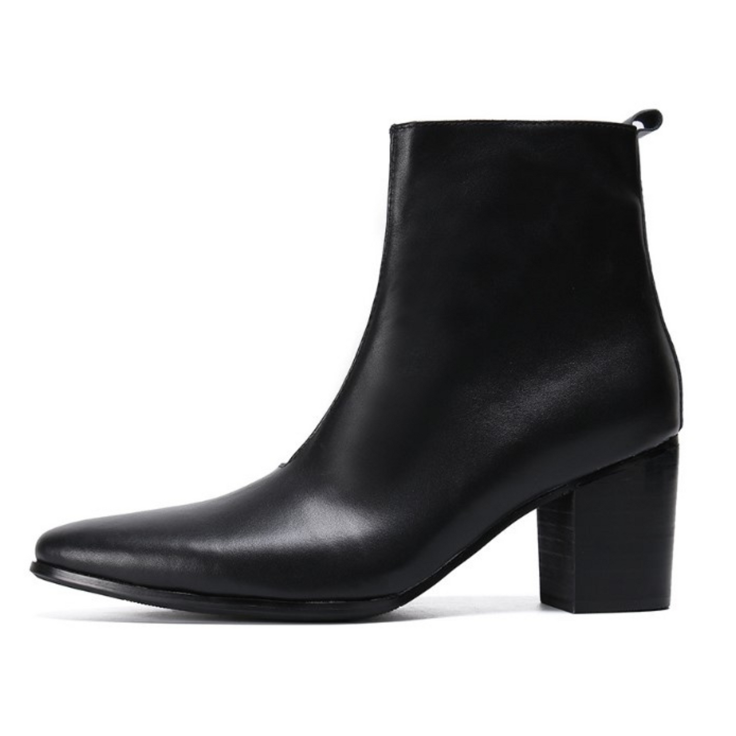 leather heel boots EN228
