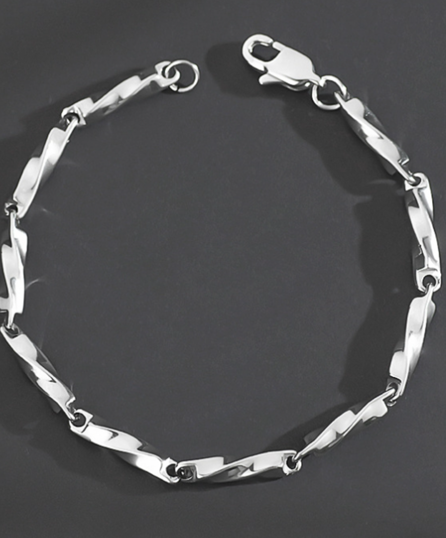 twisted titanium bracelet EN545