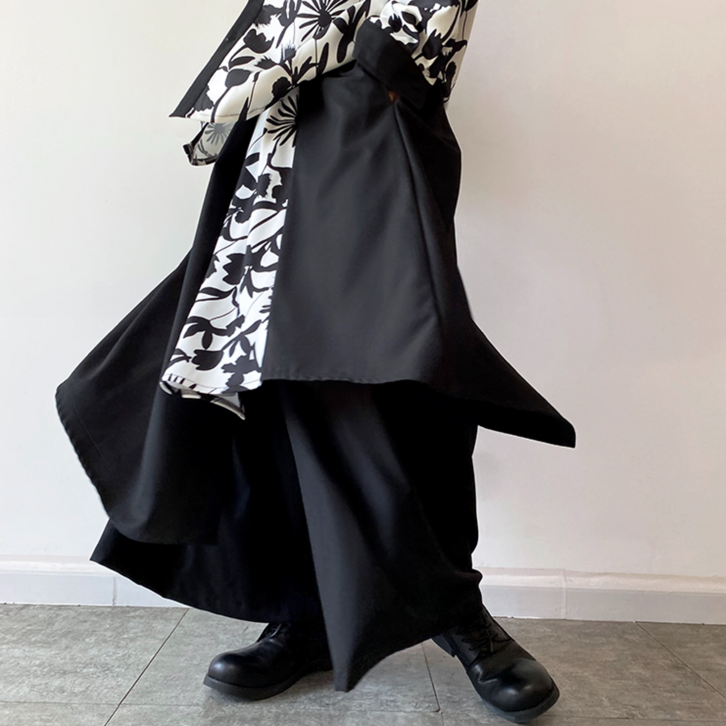 unisex design wide pants EN355