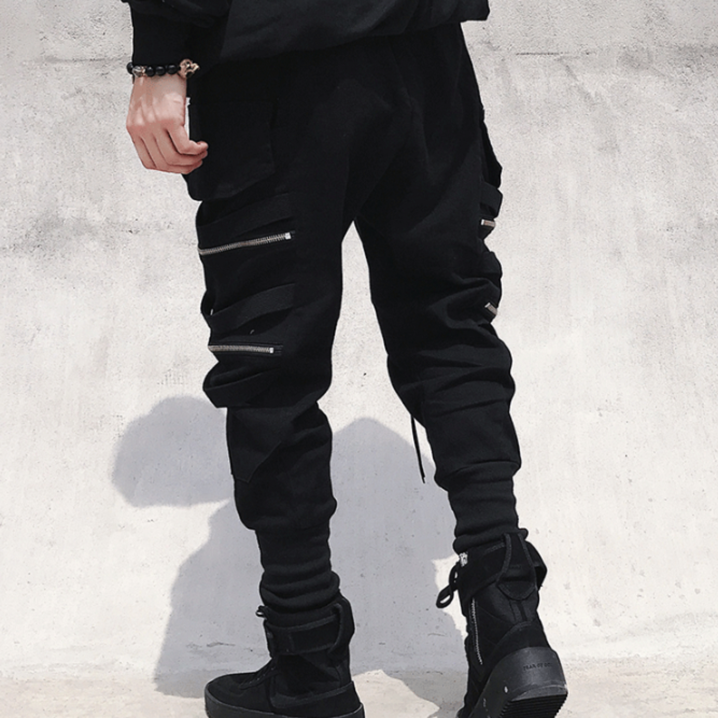 multi-zip street pants EN282