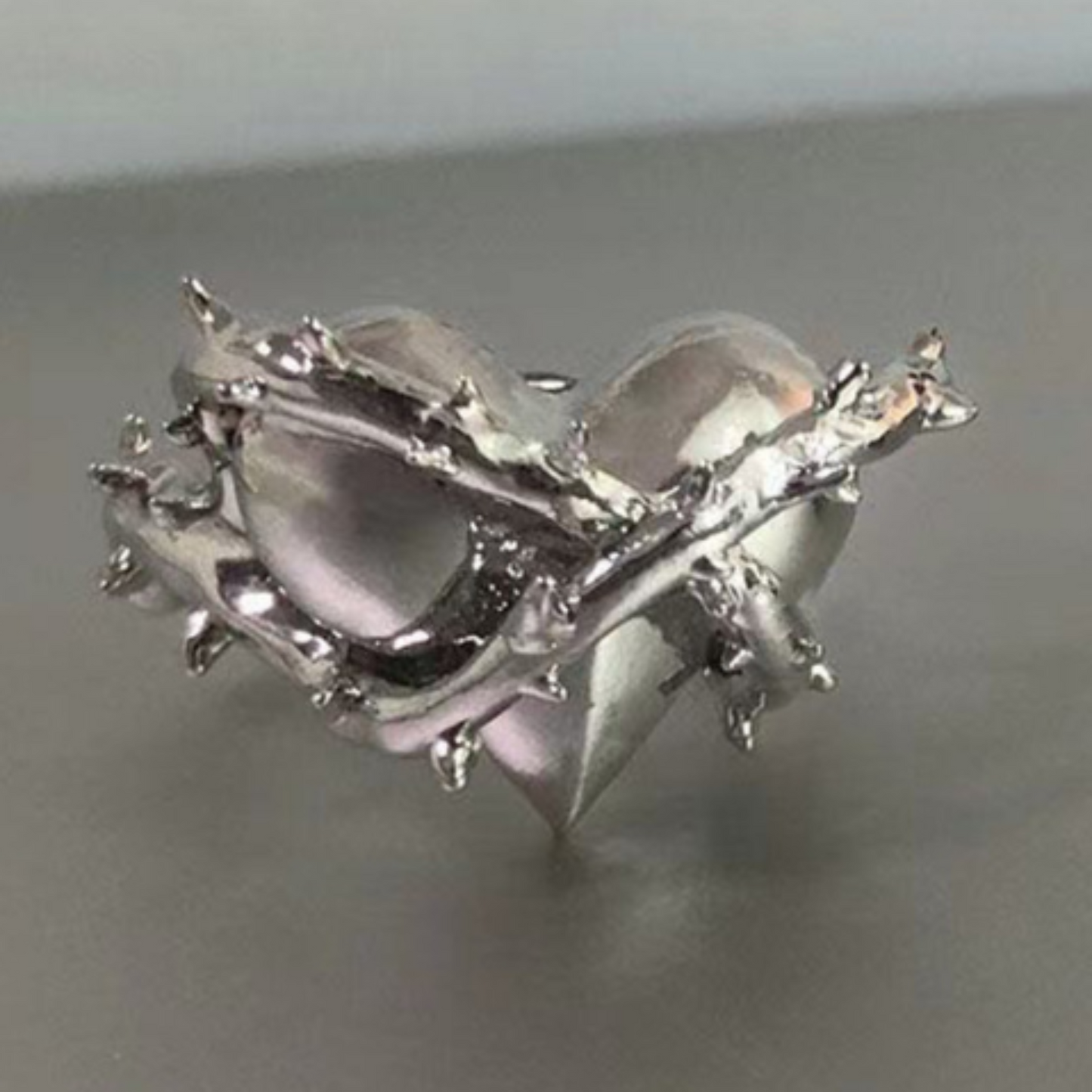 thorn heart ring EN435