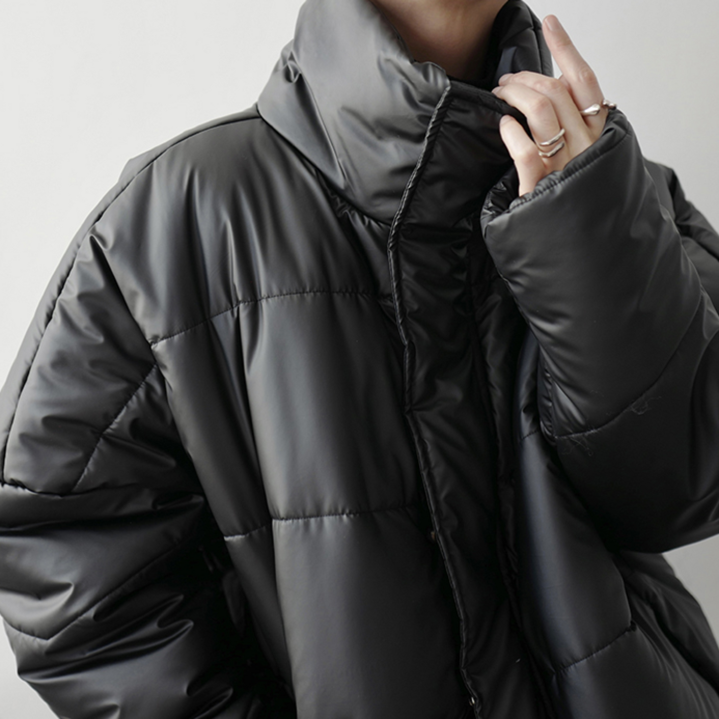 oversized black down EN316