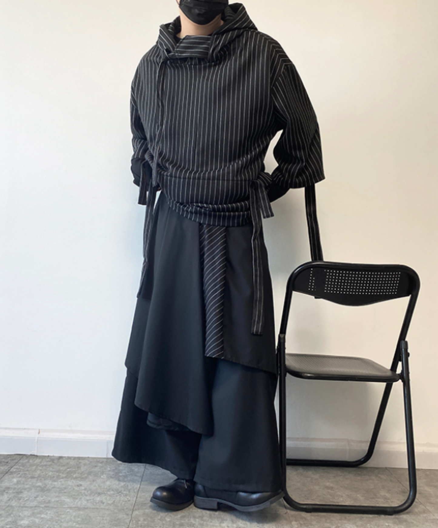 【style11】dark mode outfit set EN892(hoodie + pants set)