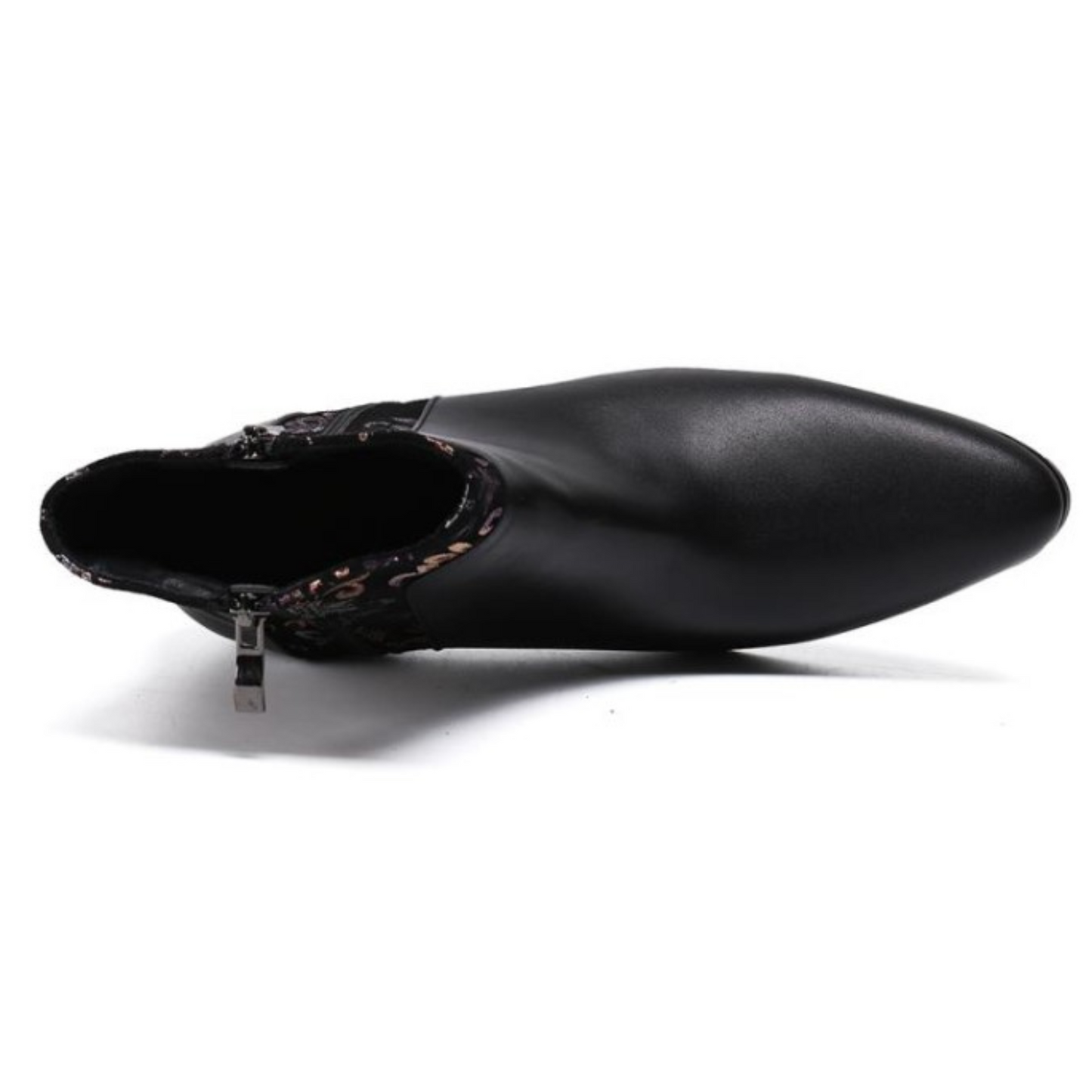 leather chelsea heel boots EN229