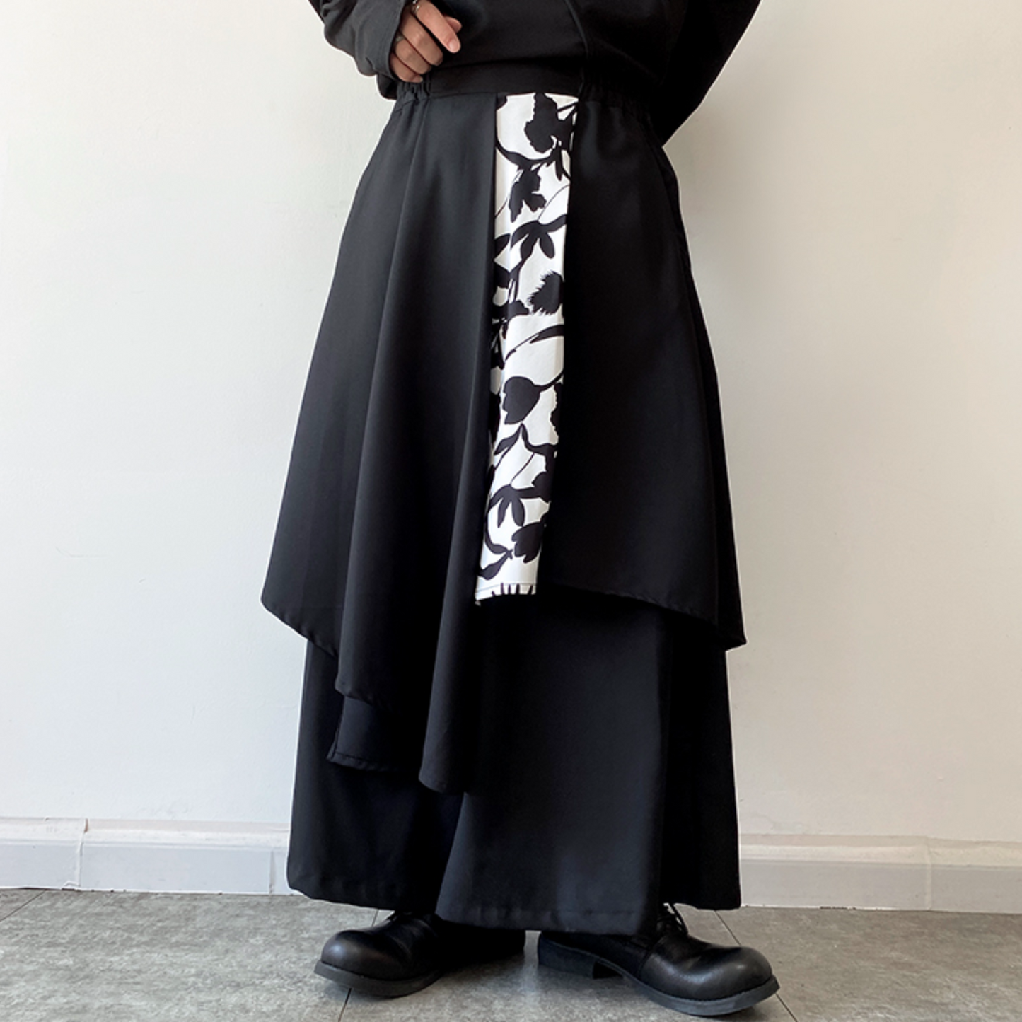 unisex design wide pants EN355