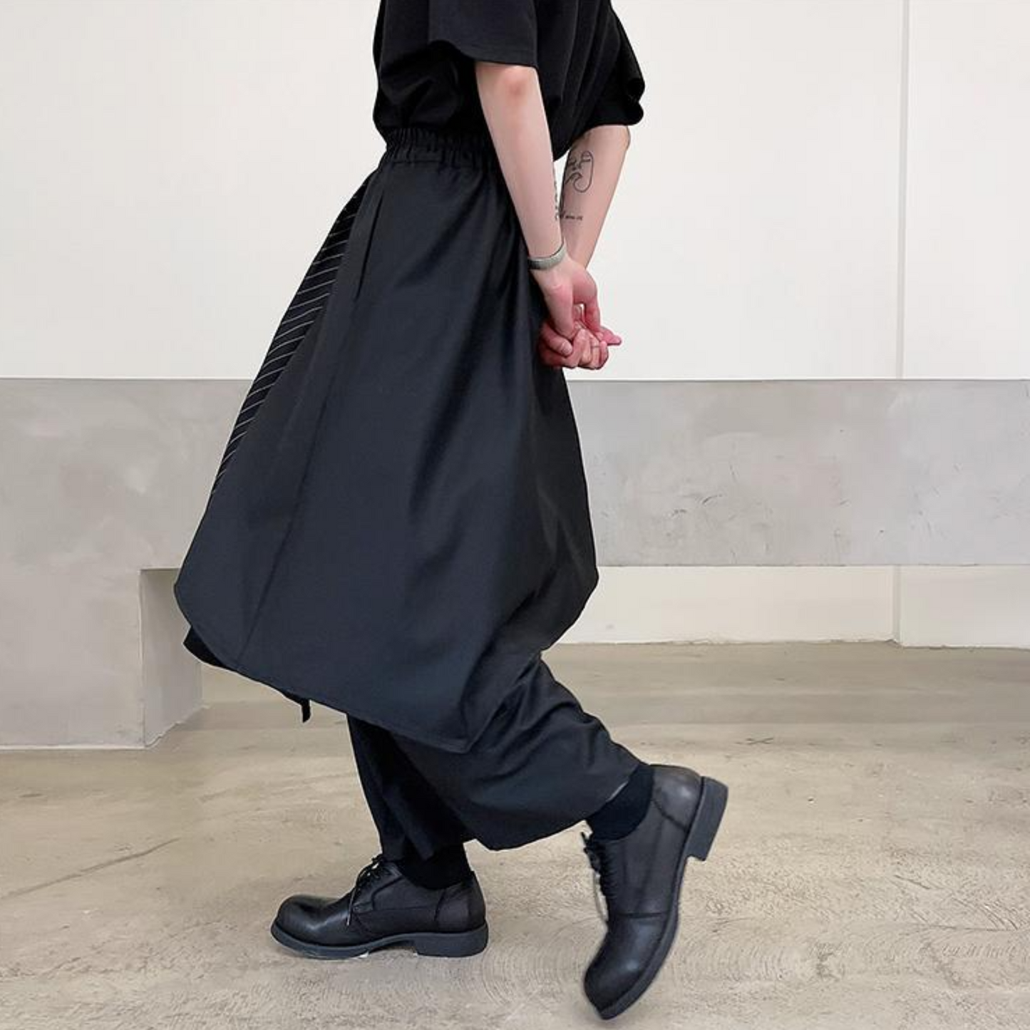 dark wide skants pants EN472