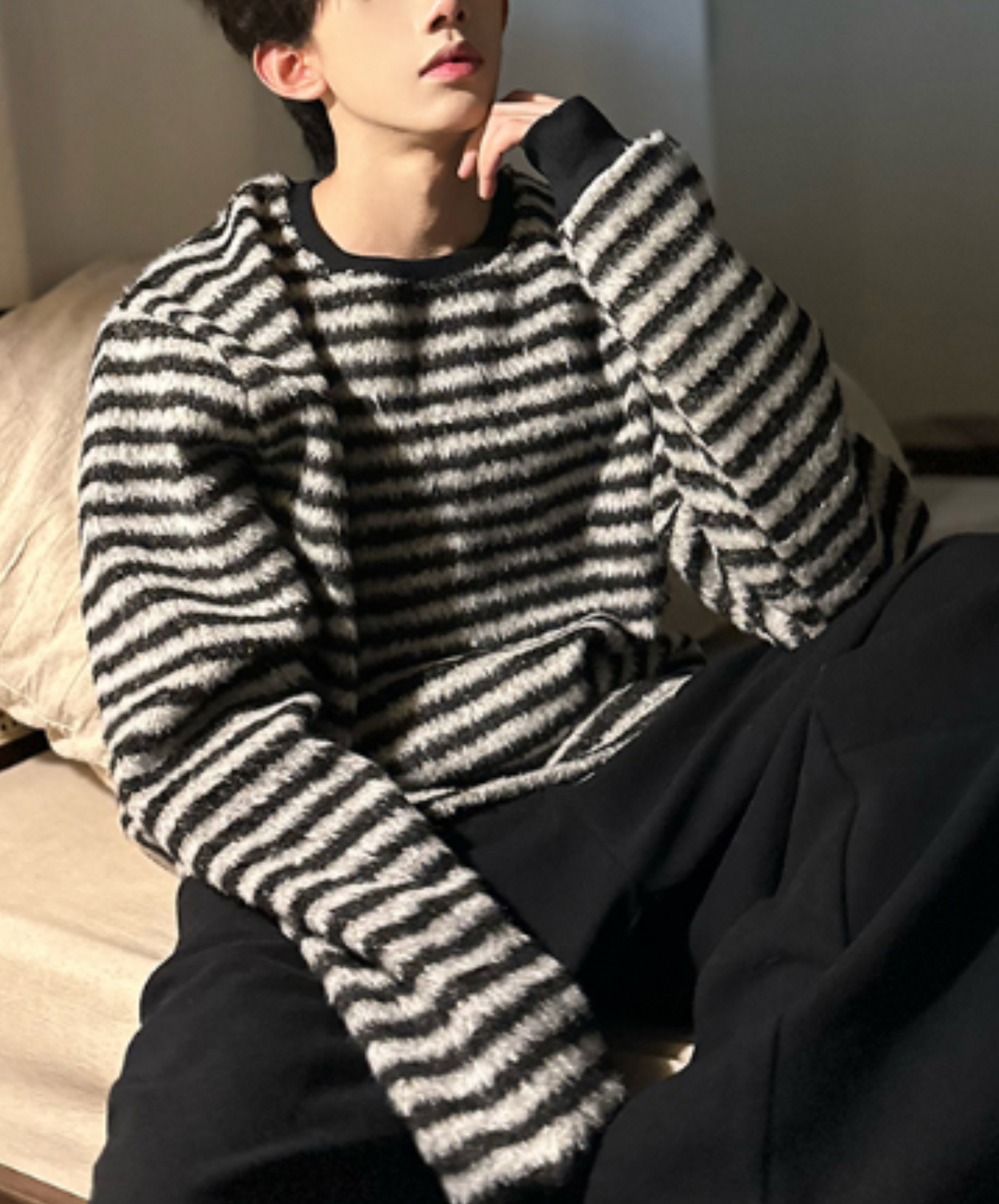striped casual sweater EN1394