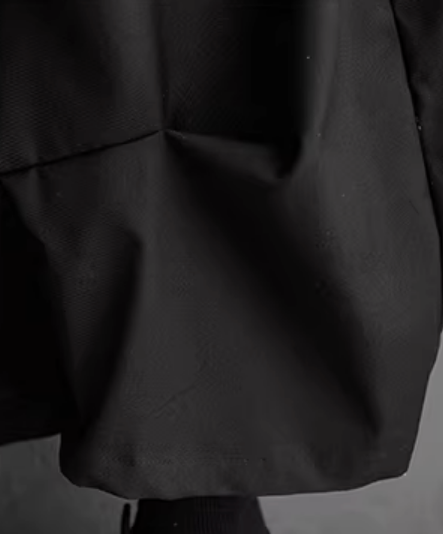 dark pleated drape wide pants EN2833