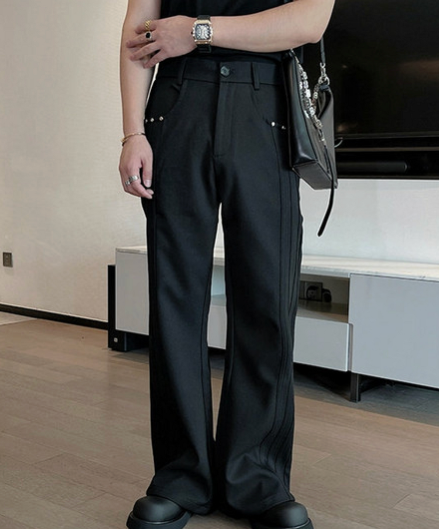 side line rivets included pants EN2402