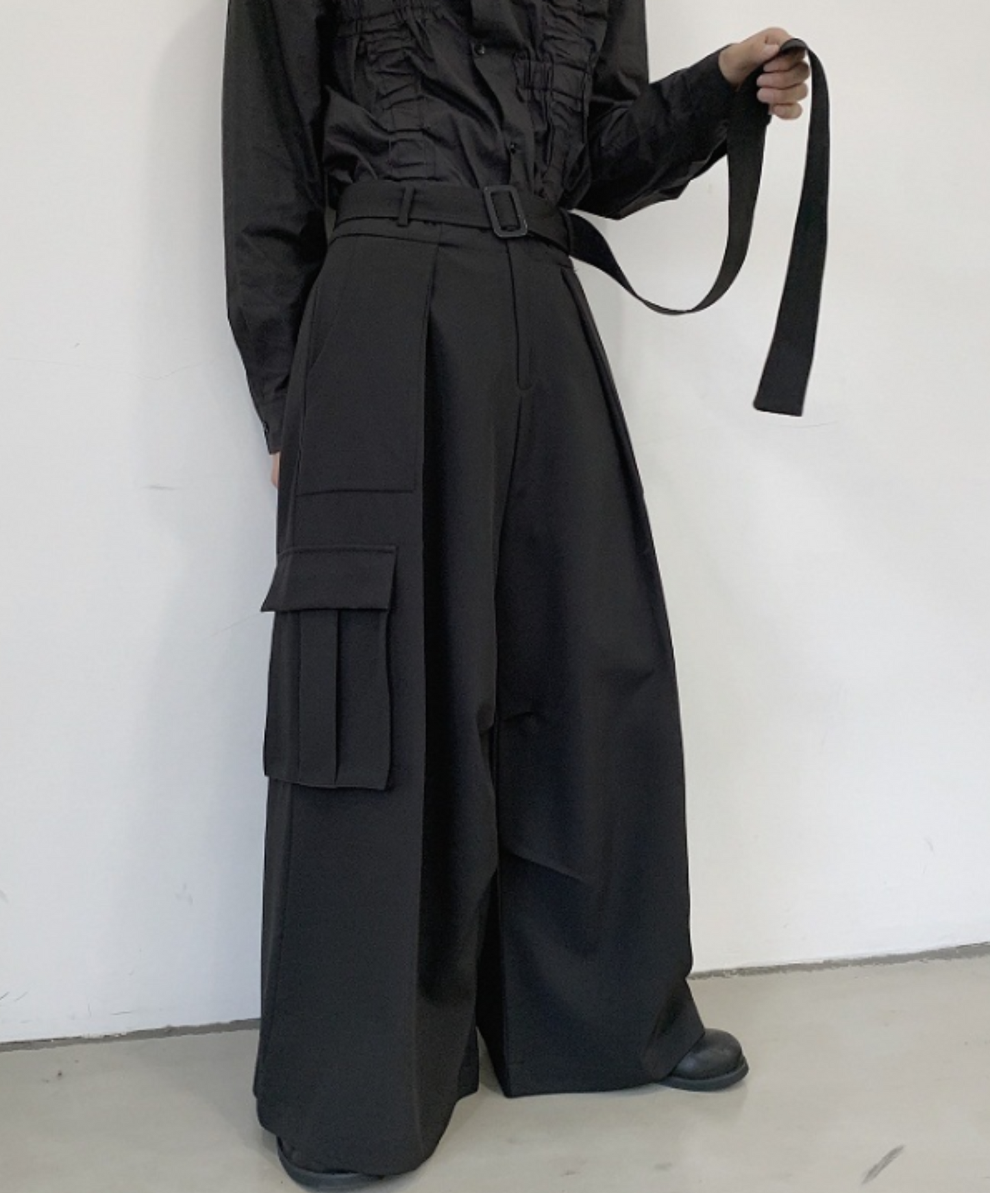 【style58】dark mode outfit set EN1858（jacket + pants set）