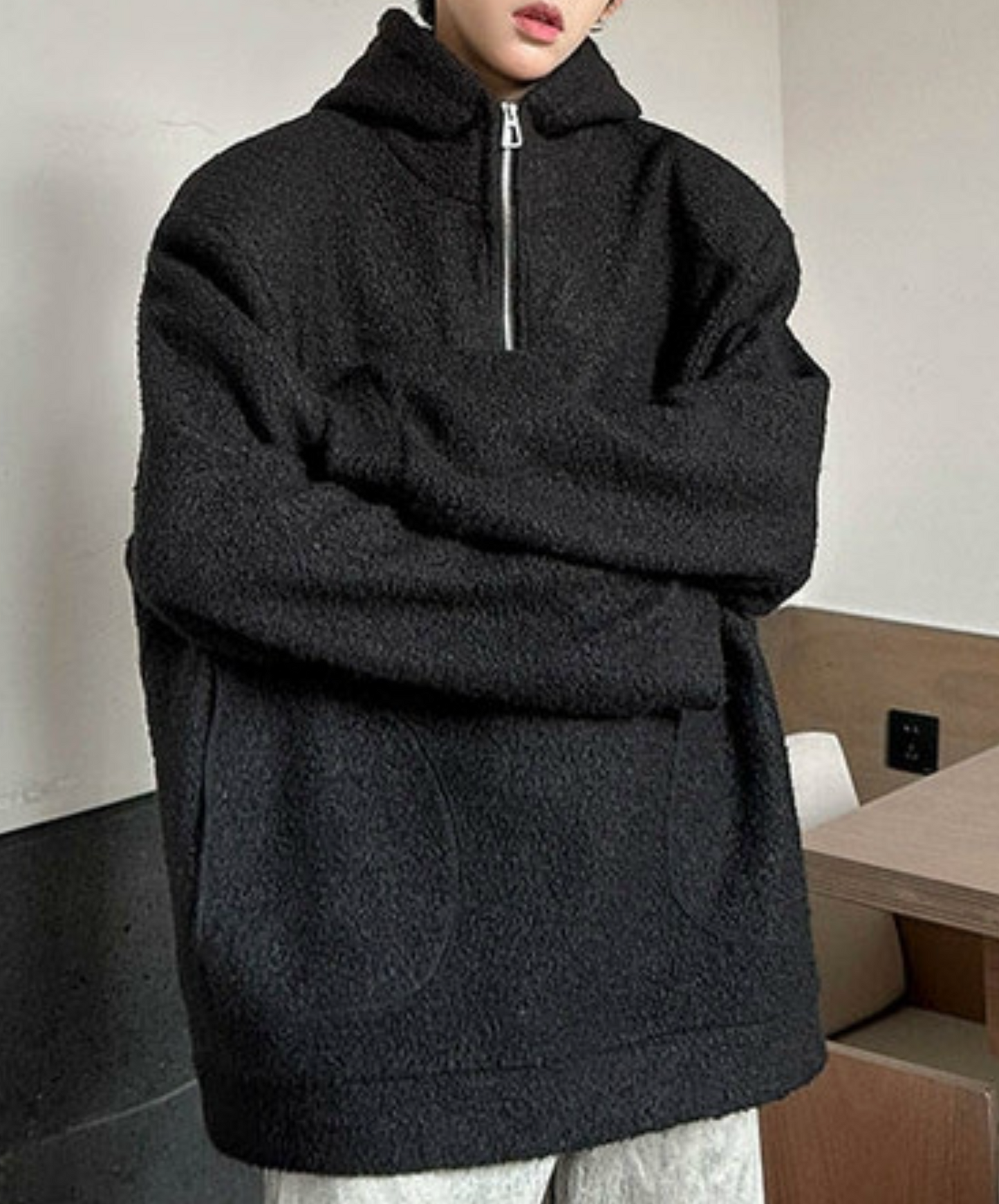volume like a sheep hoodie EN2384