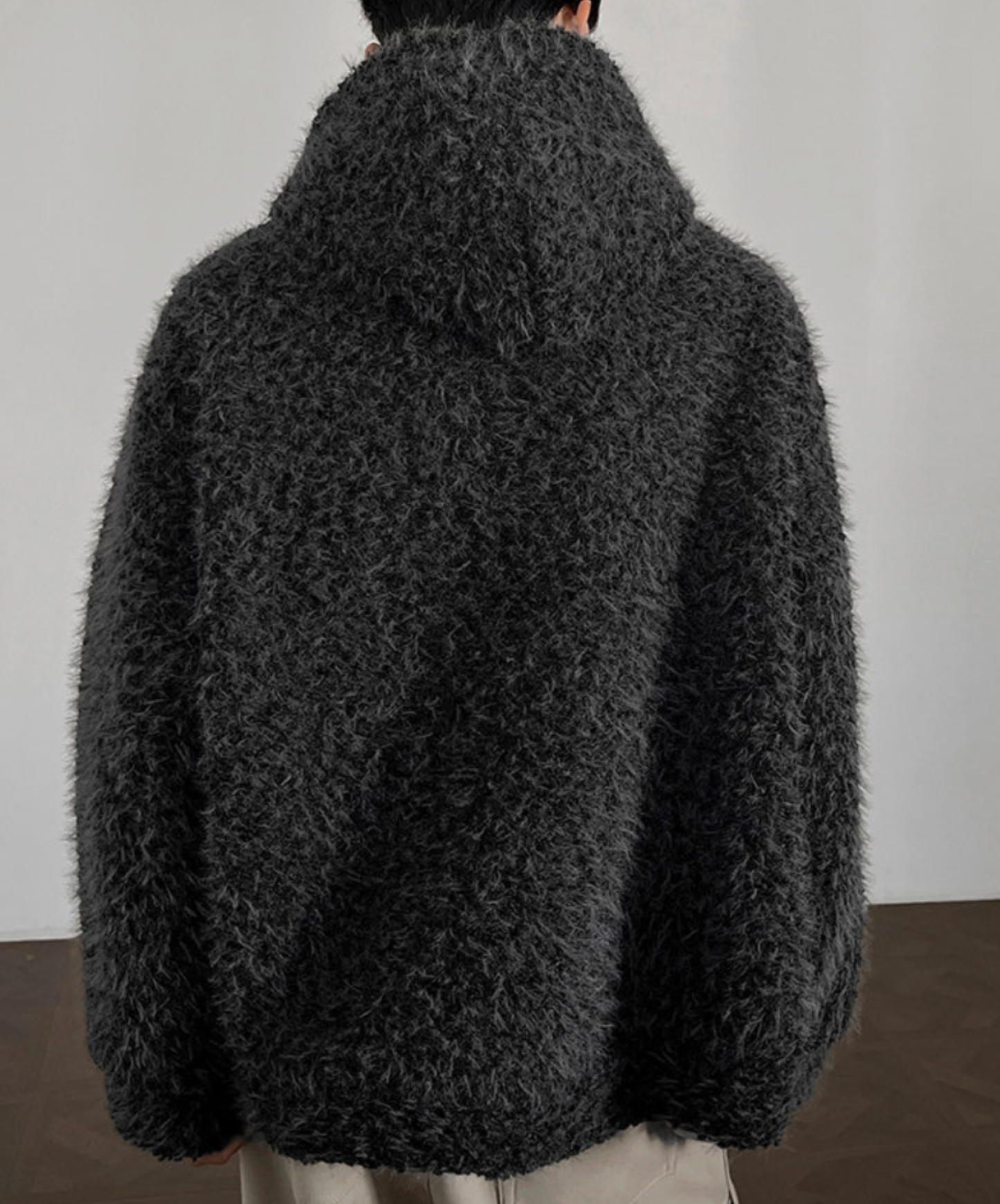 hooded turtleneck sweater EN2605