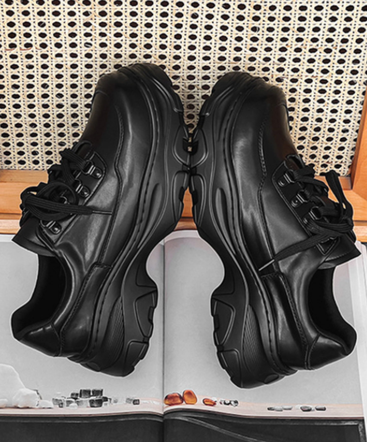 square toe lace-up casual shoes EN2499