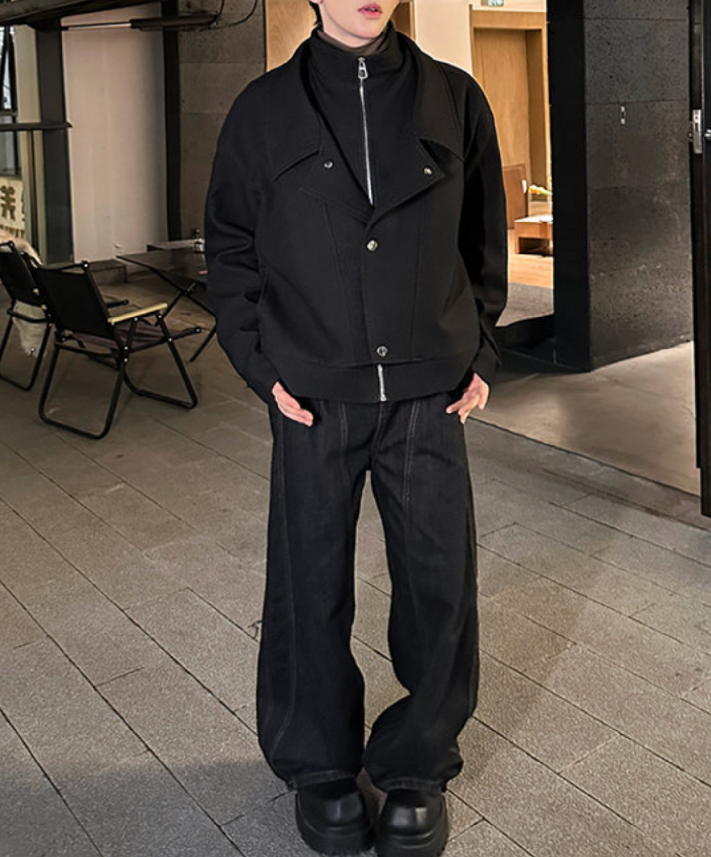 double layer casual jacket EN2588