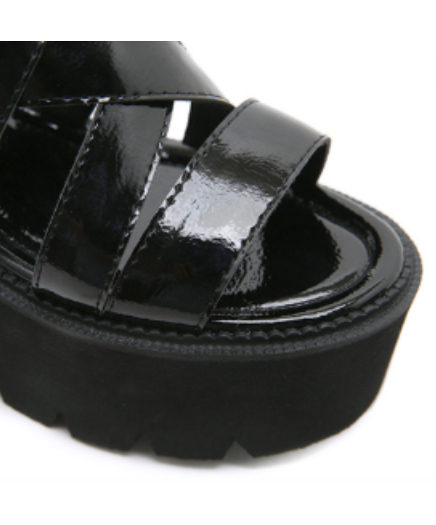 side-open back zipper sandals EN2962