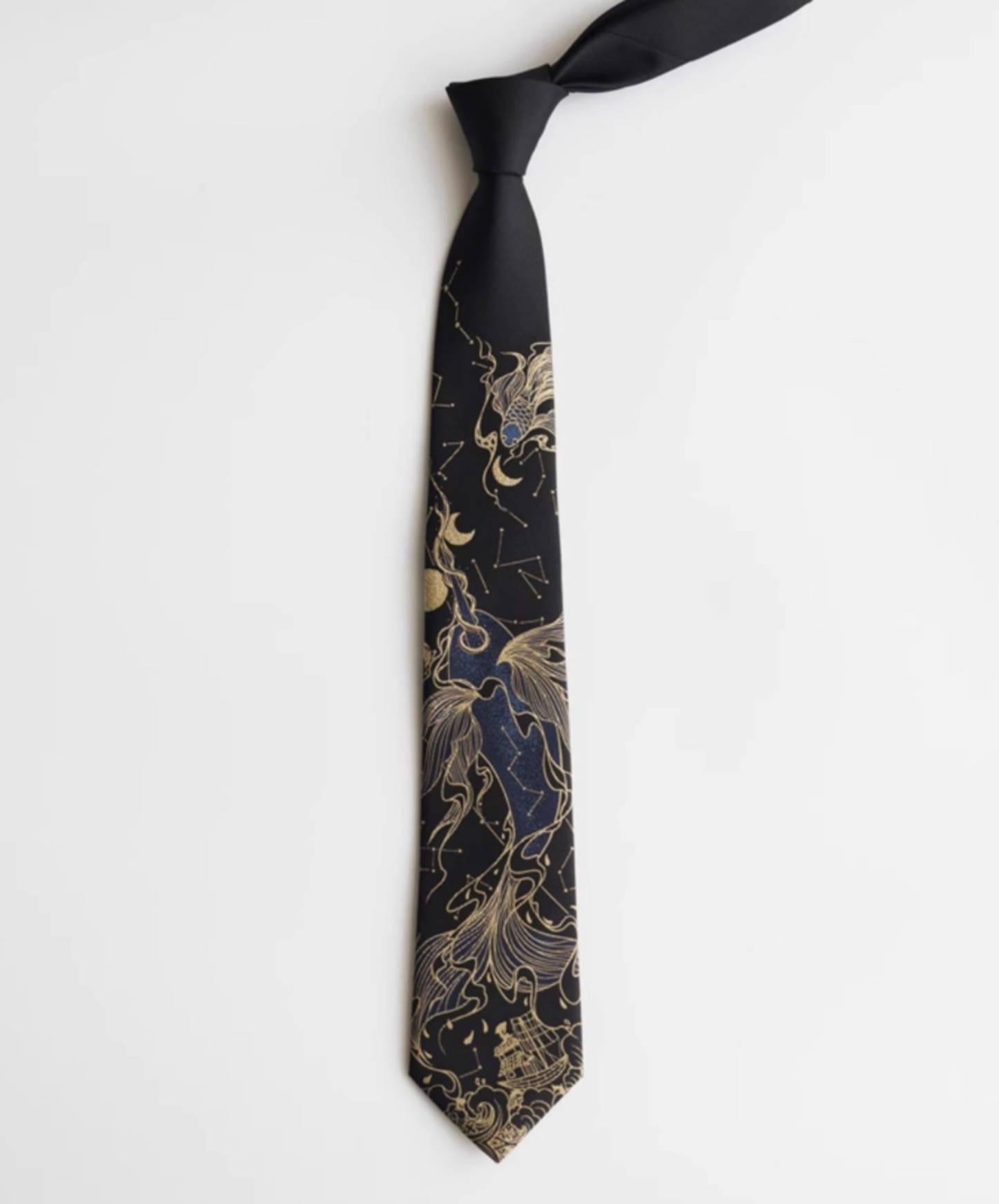 fantastic goldfish necktie EN2675