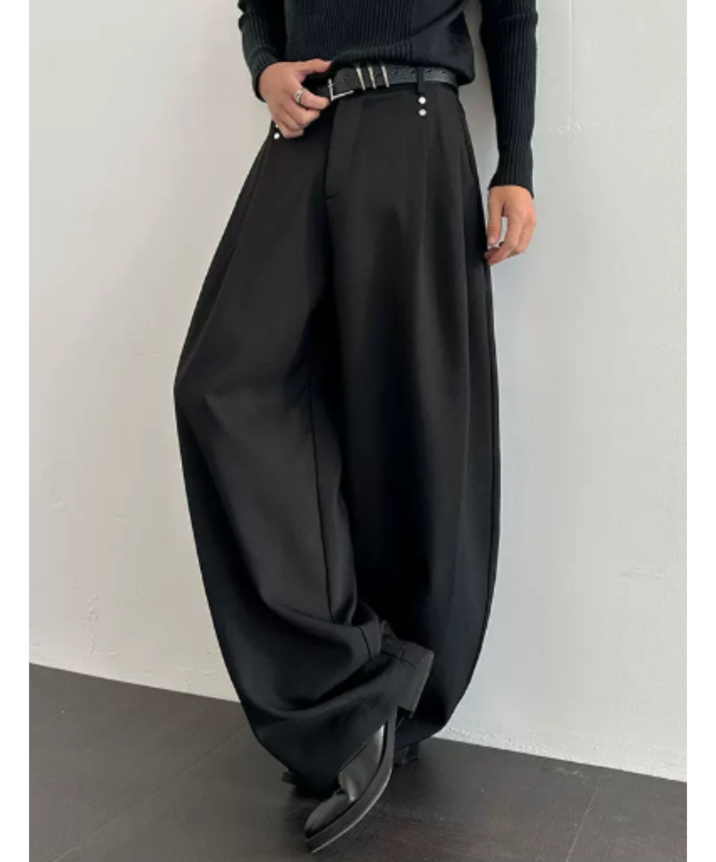 drape curve wide pants EN2932