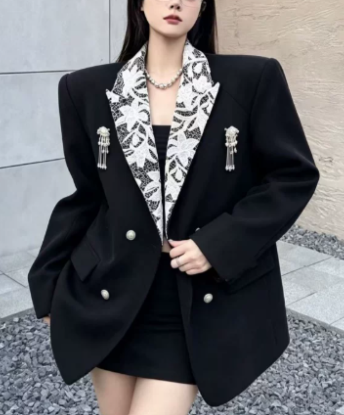 jellyfish-themed decoration jacket EN3180