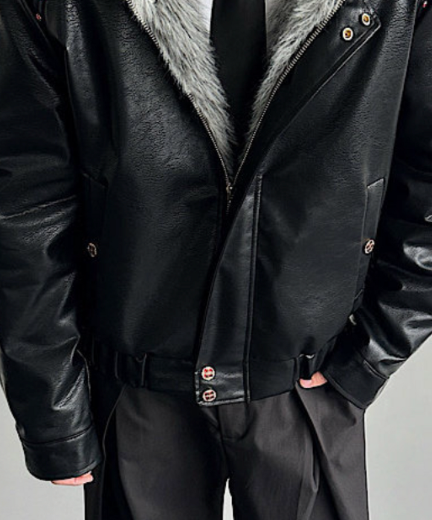 fleece-lined hood jacket EN2571