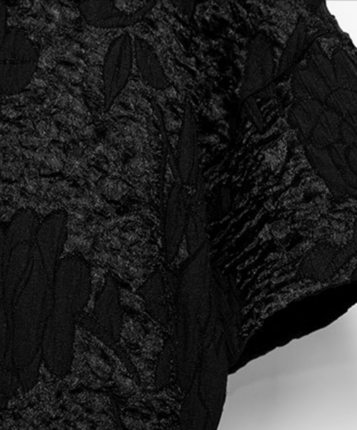 korean style flower design jacquard shirt EN2199