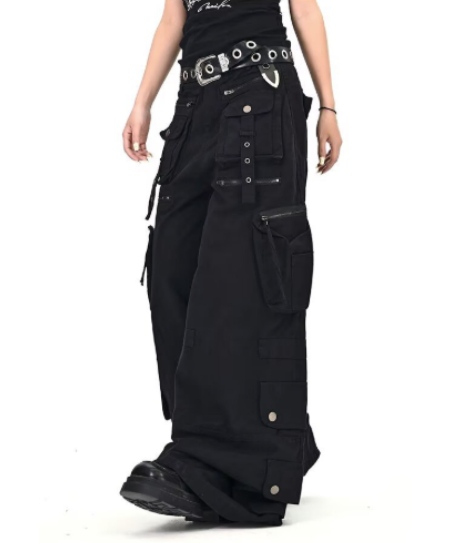 【style103】dark mode outfit set EN3027（hoodie + pants set）