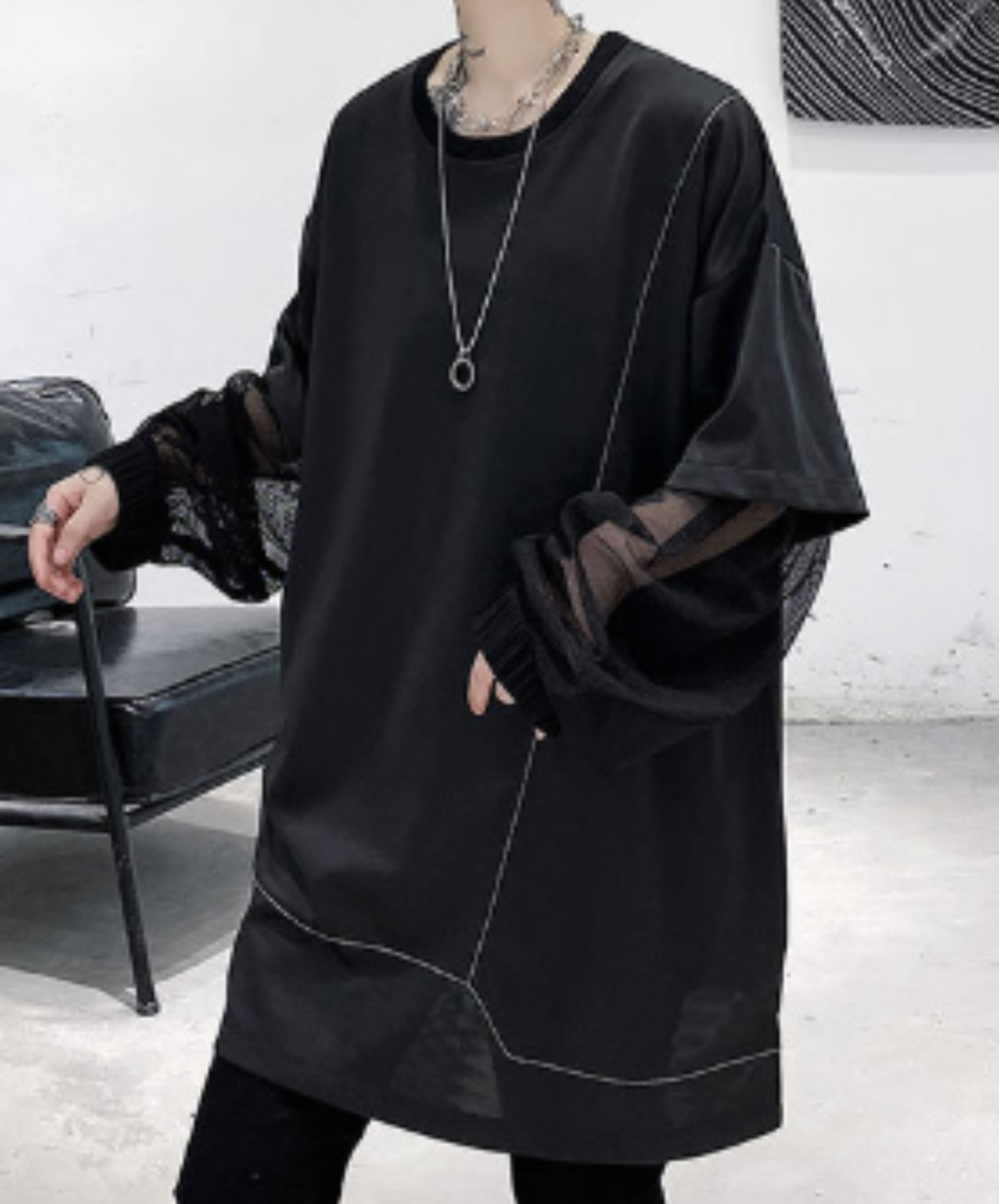 【限定1セット・30%OFF】dark mode outfit set EN3153（shirt + t-shirt + pants set）