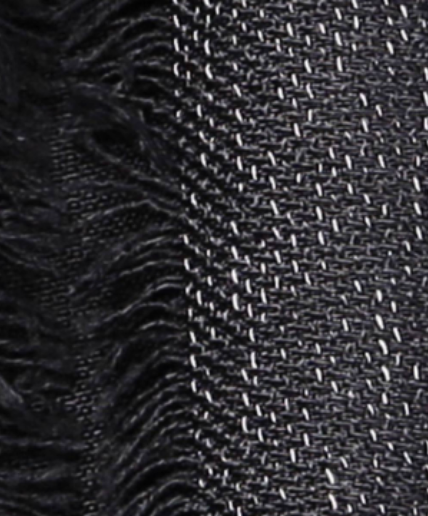 dark striped tassel trim distressed jacket EN2697