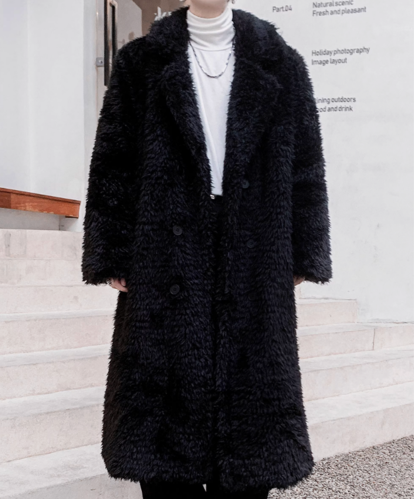 mid-length cotton-filled coat EN2612