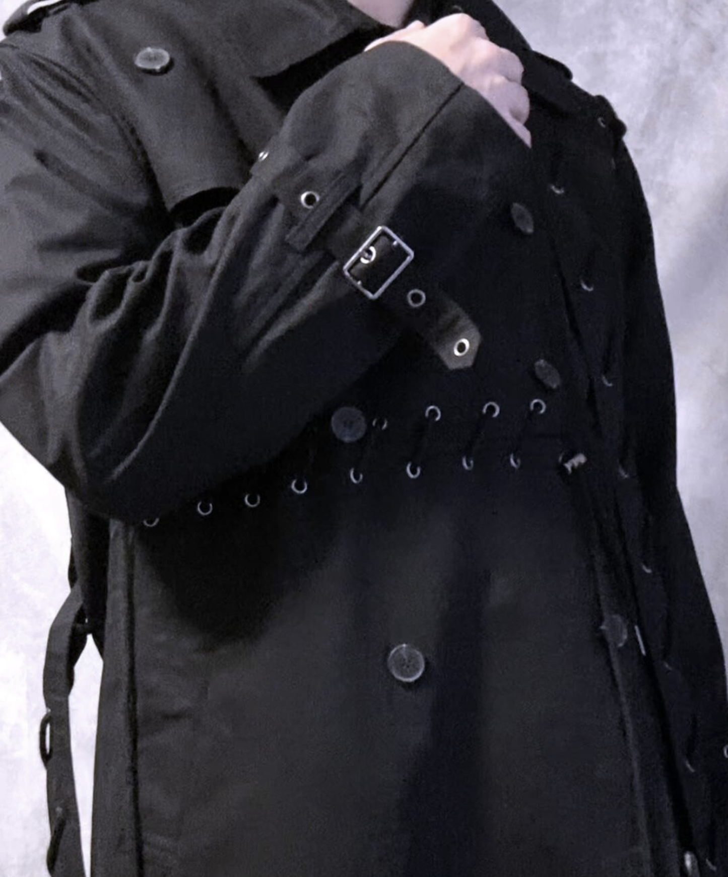 【style86】dark mode outfit set EN2632（coat + shirt + pants set）