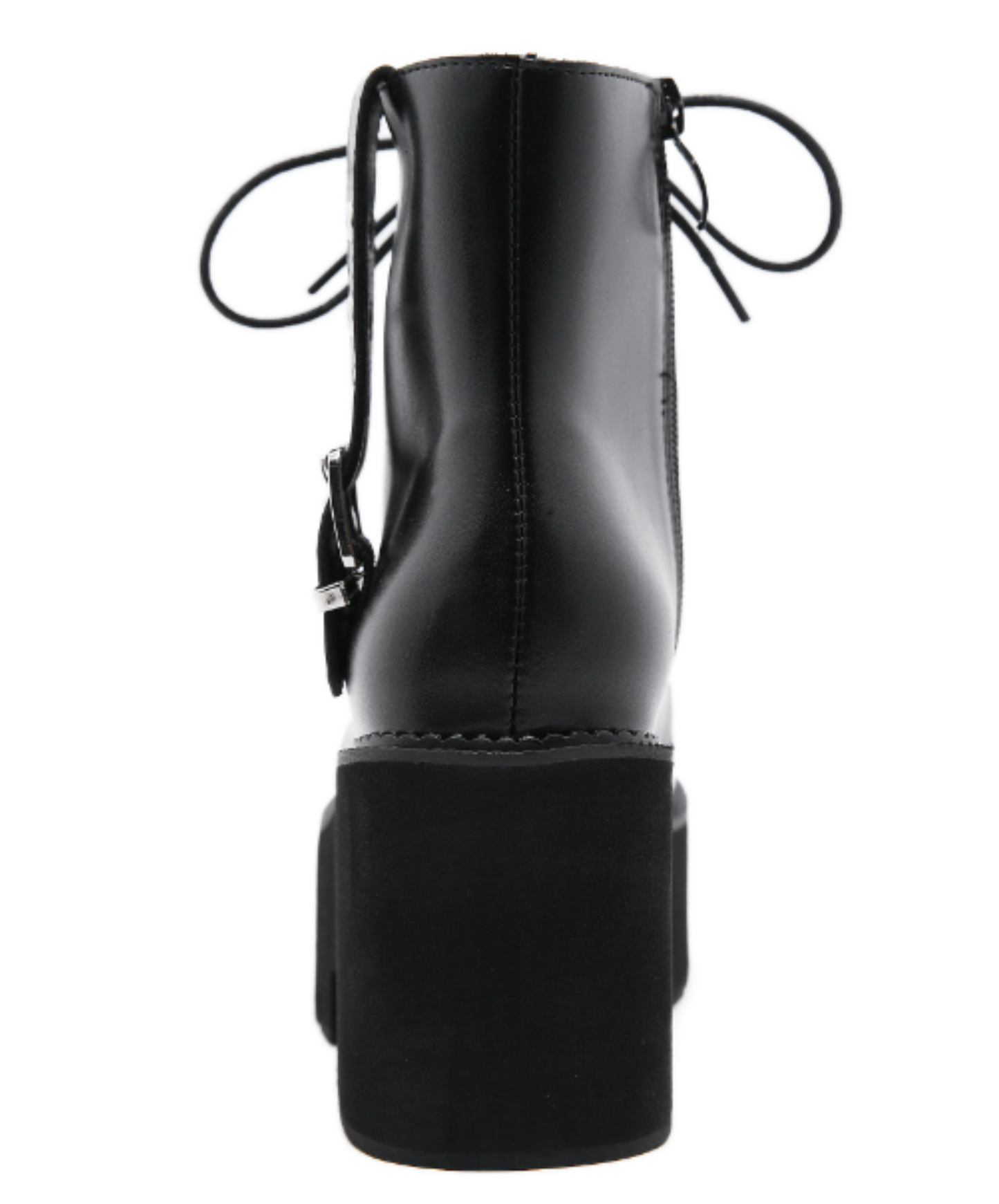 double buckle zip up boots EN1293