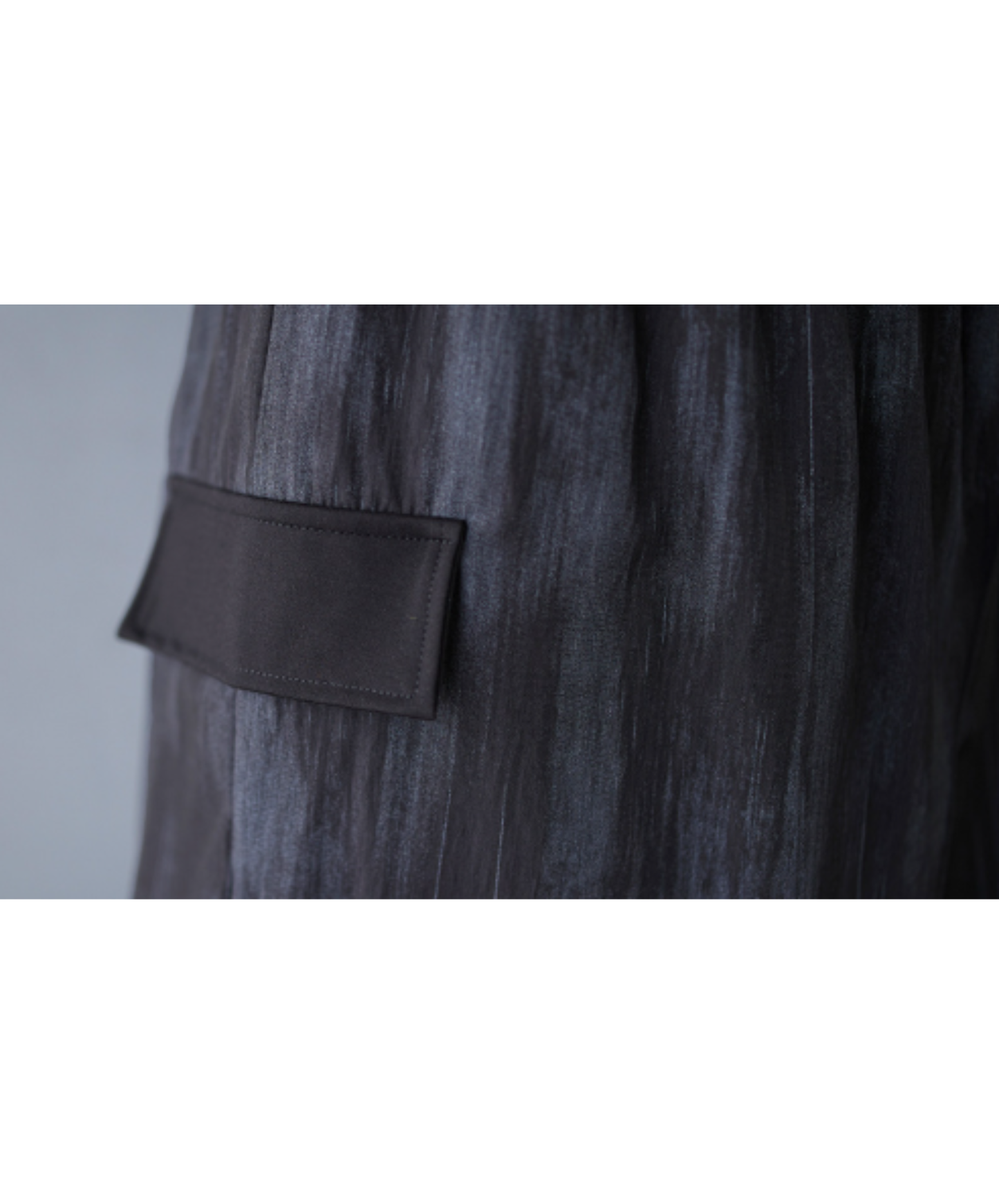 dark simple relaxed straight-leg fit wide pants EN3041