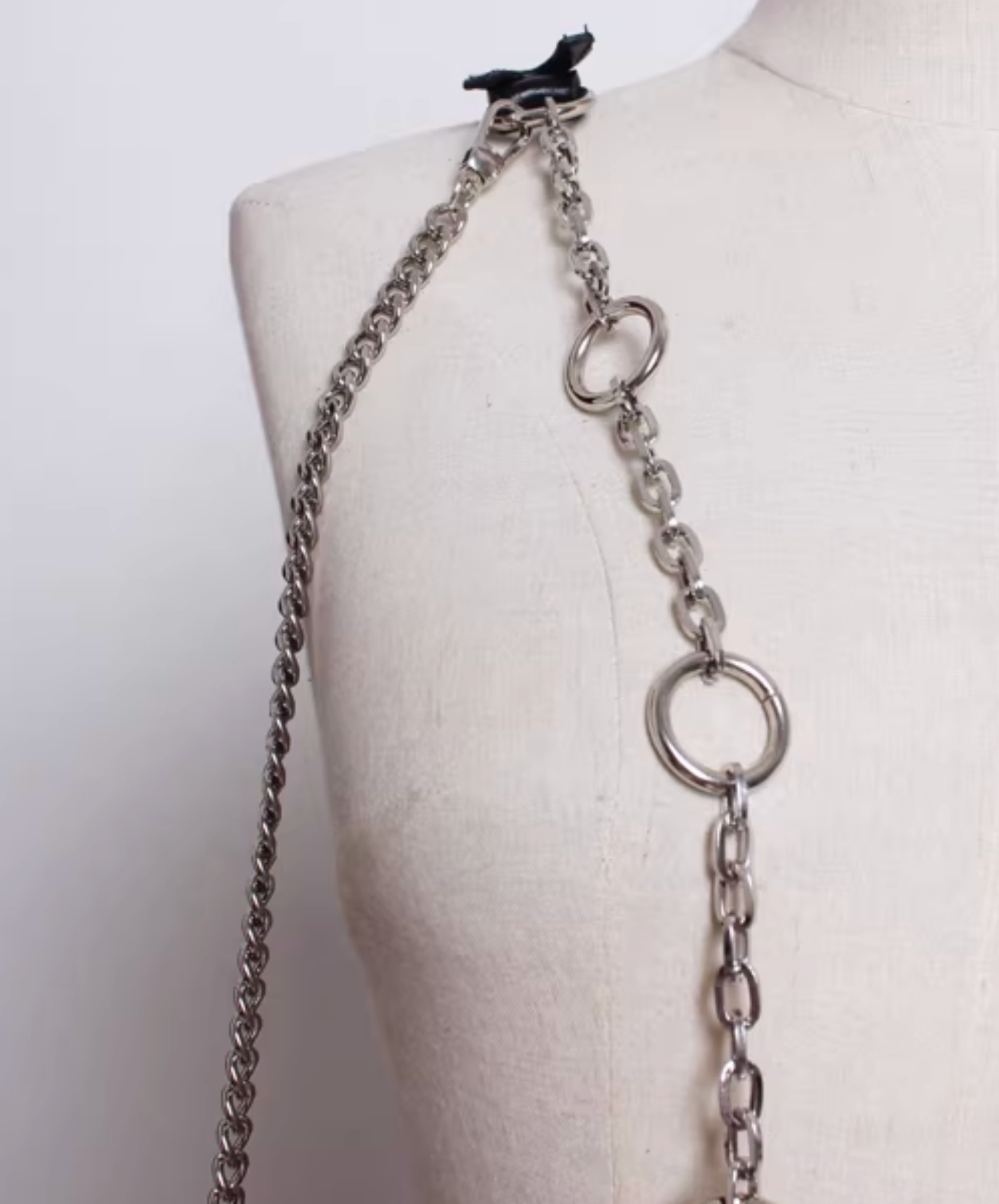 punk-style off-shoulder waist chain belt EN2790