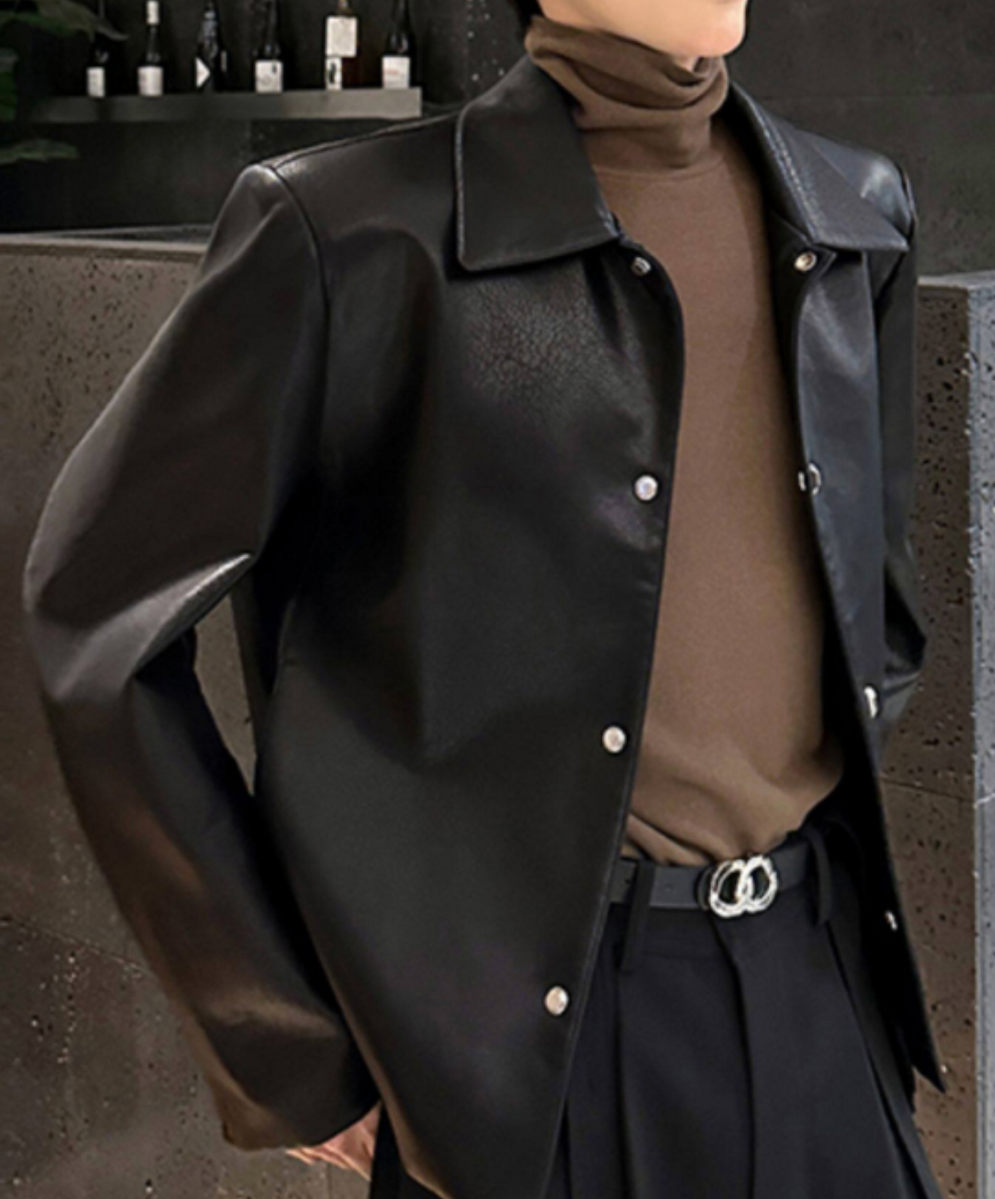 fake leather jacket EN2619