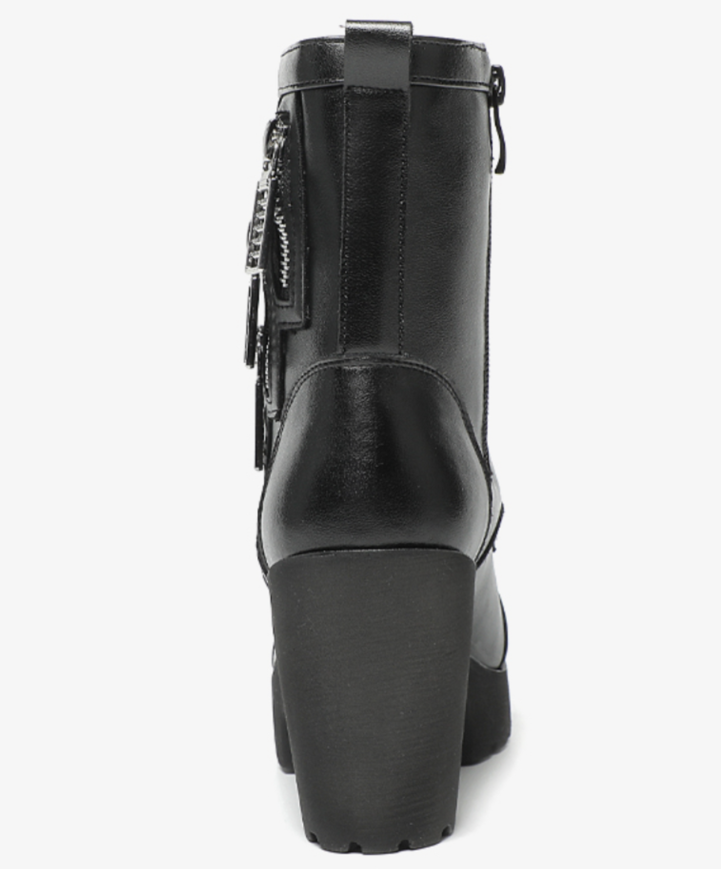 triple zip embellishment boots EN2600