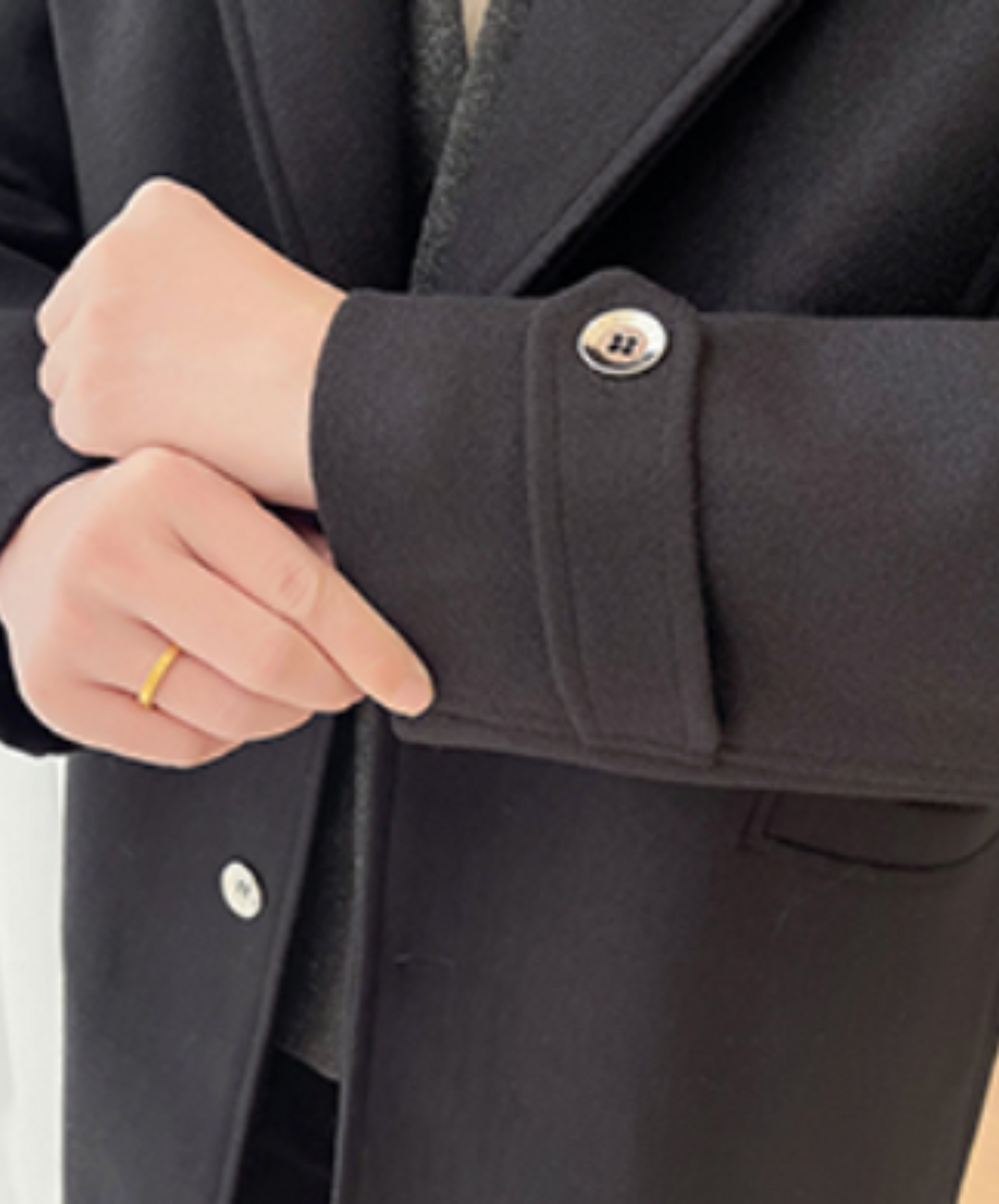 thick fake two-piece coat EN2540