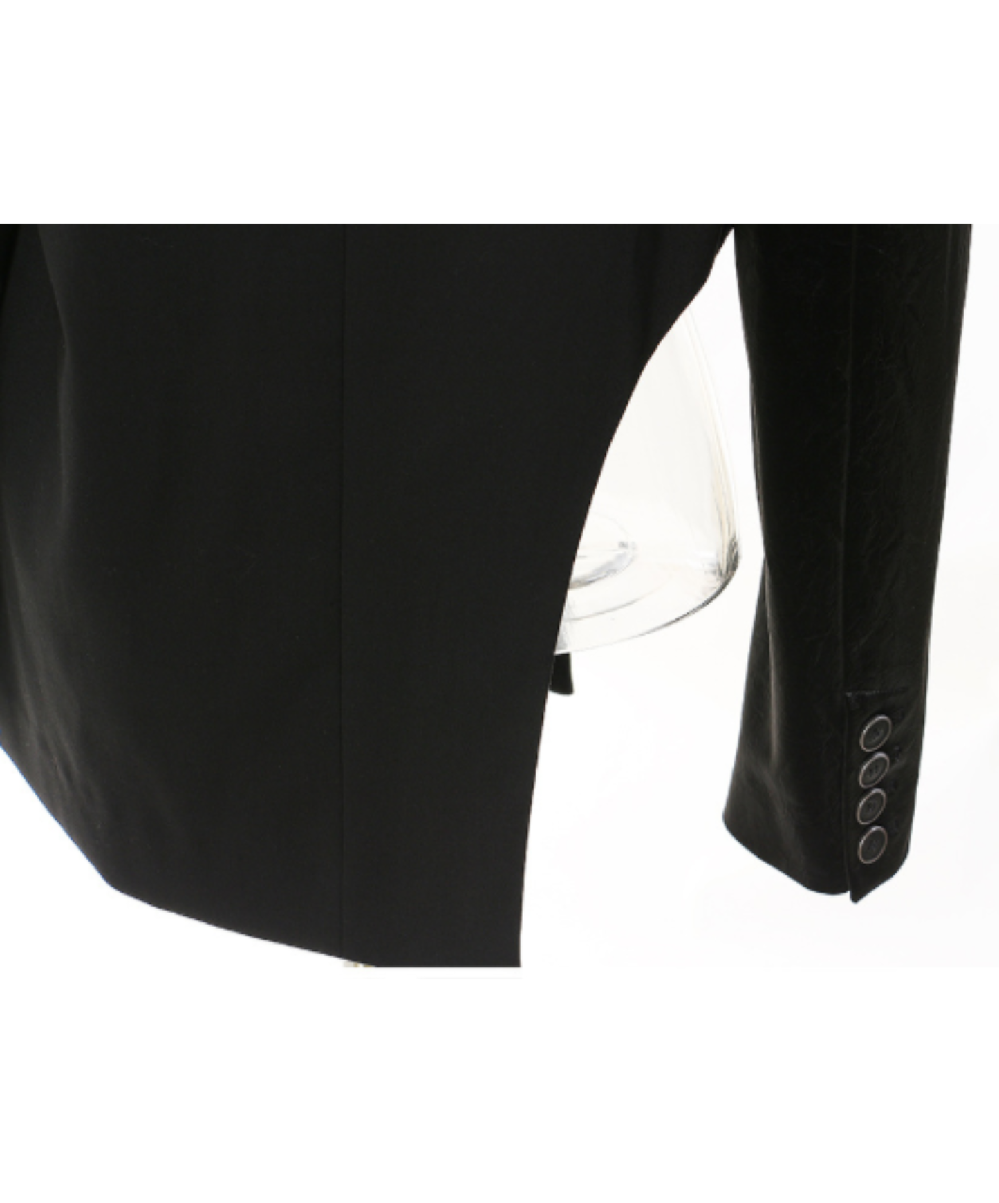 biker-style asymmetric jacket EN3093