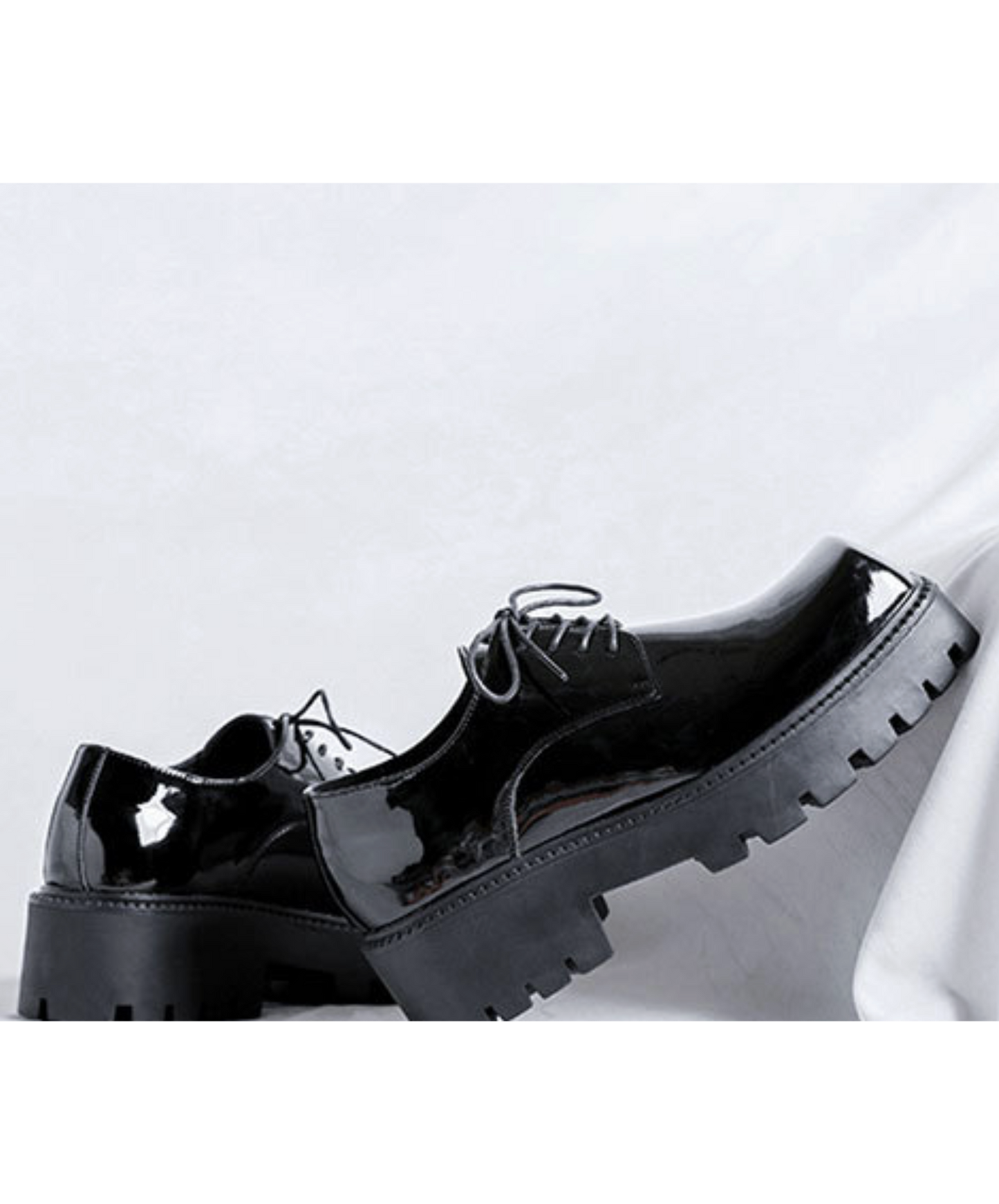 british style platform mid heel shoes EN2498