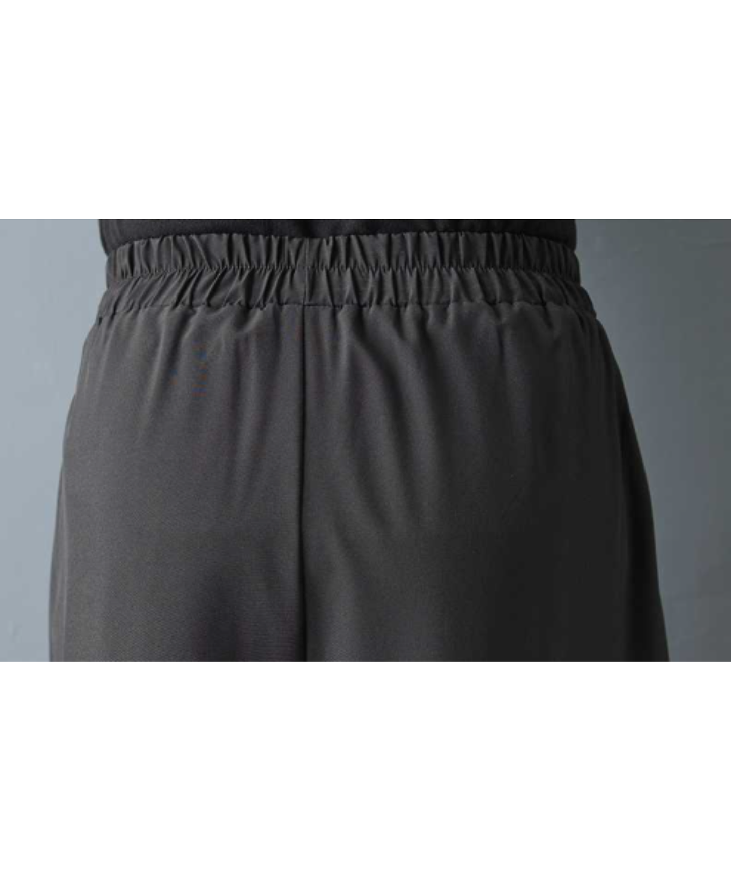 dark high-waisted cropped wide pants EN3050
