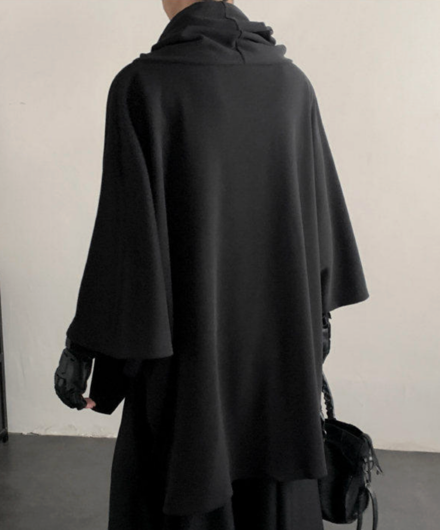 dark poncho sweatshirt EN2635