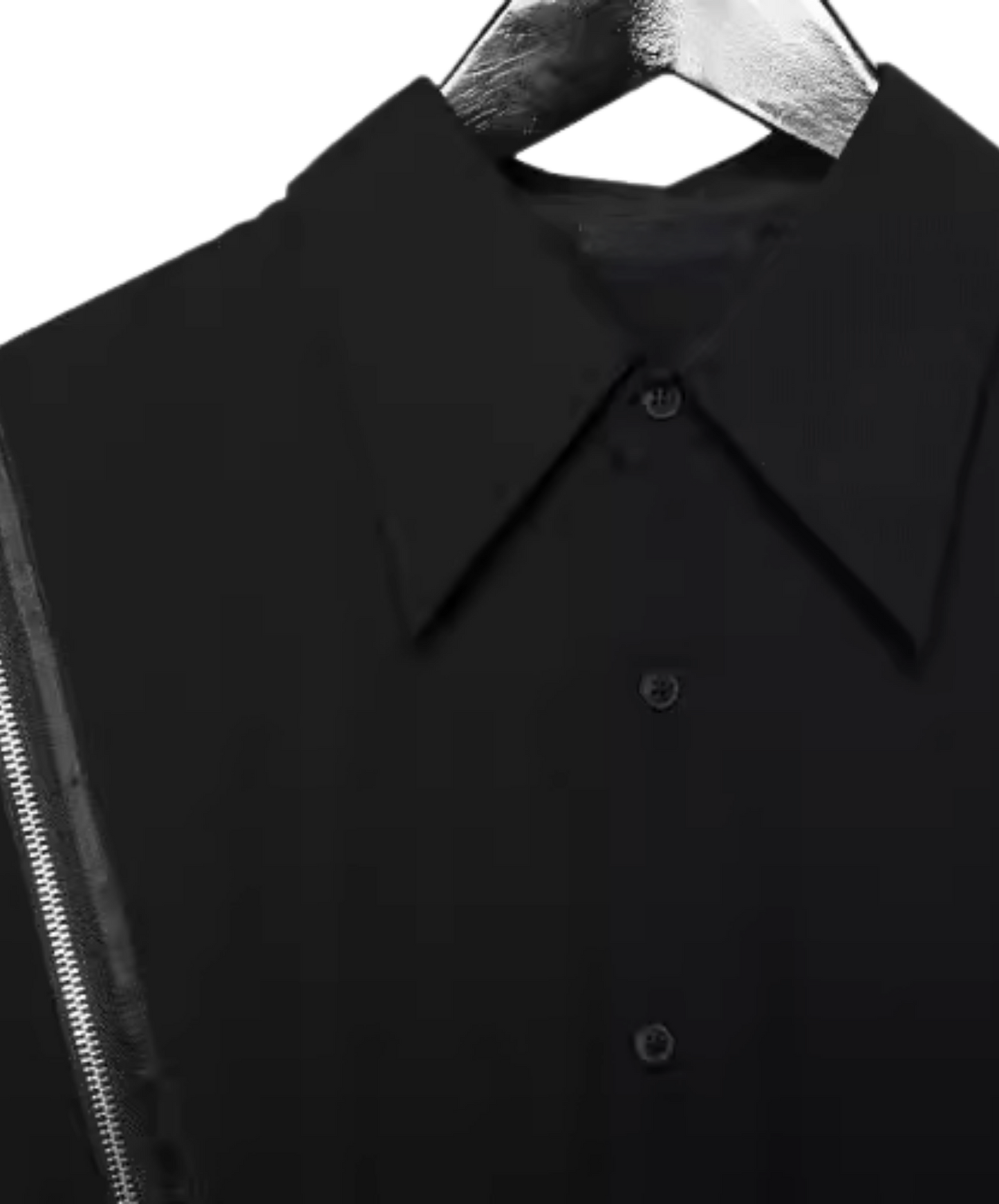 dark detachable zippered two-piece shirt EN2830