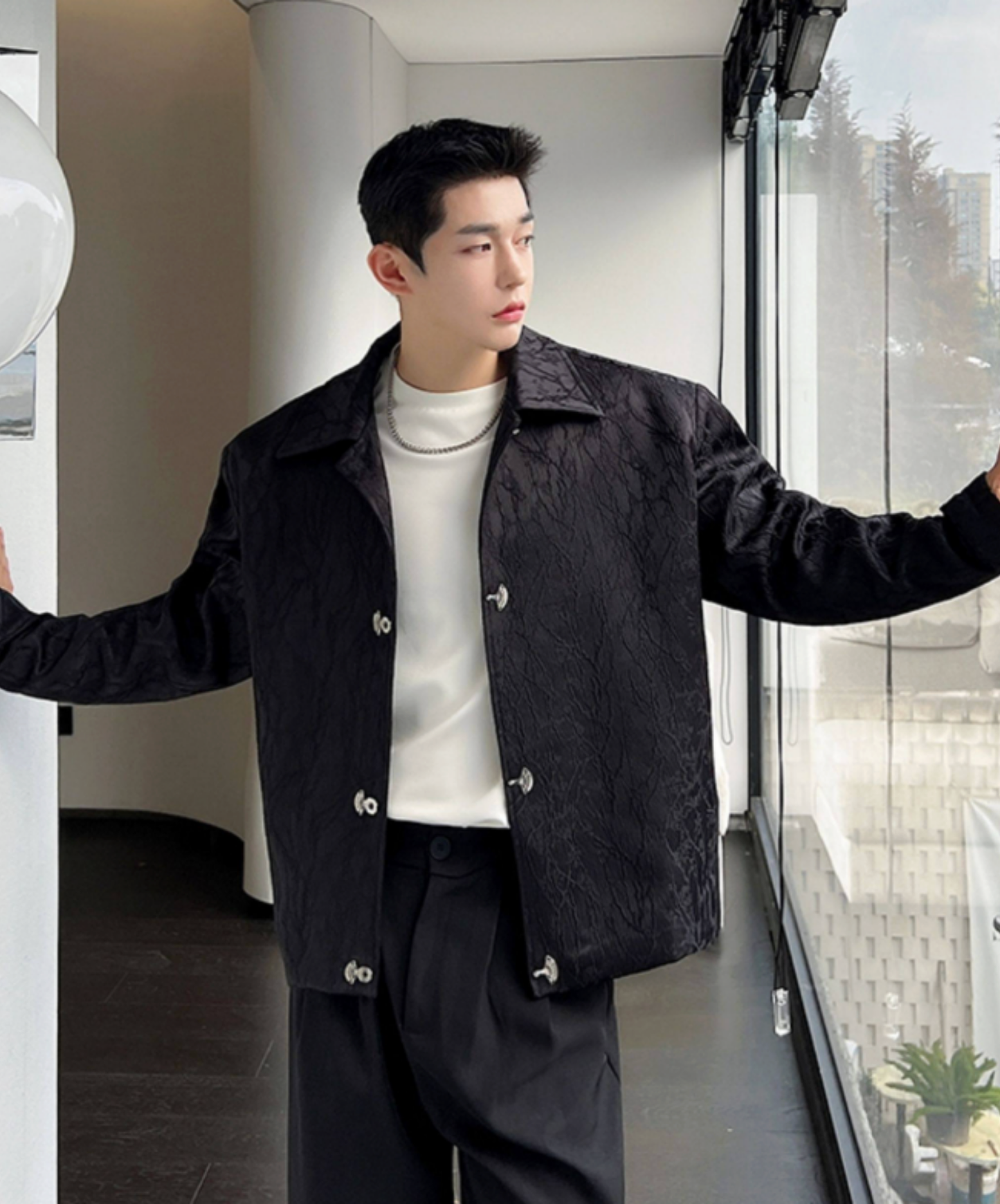 Ivy pattern short length jacket EN2752