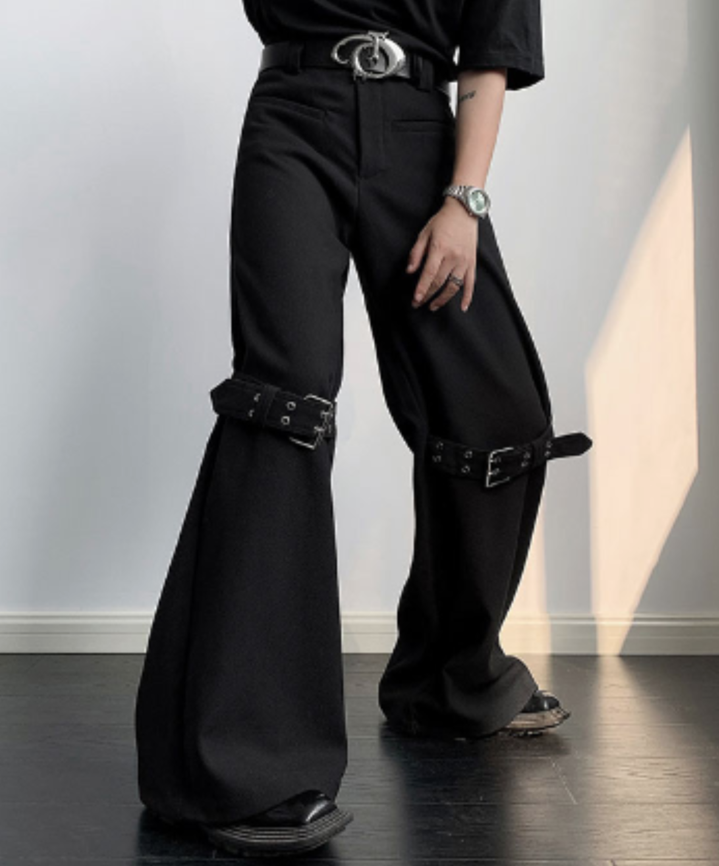 【style101】dark mode outfit set EN2995（jacket + pants set）