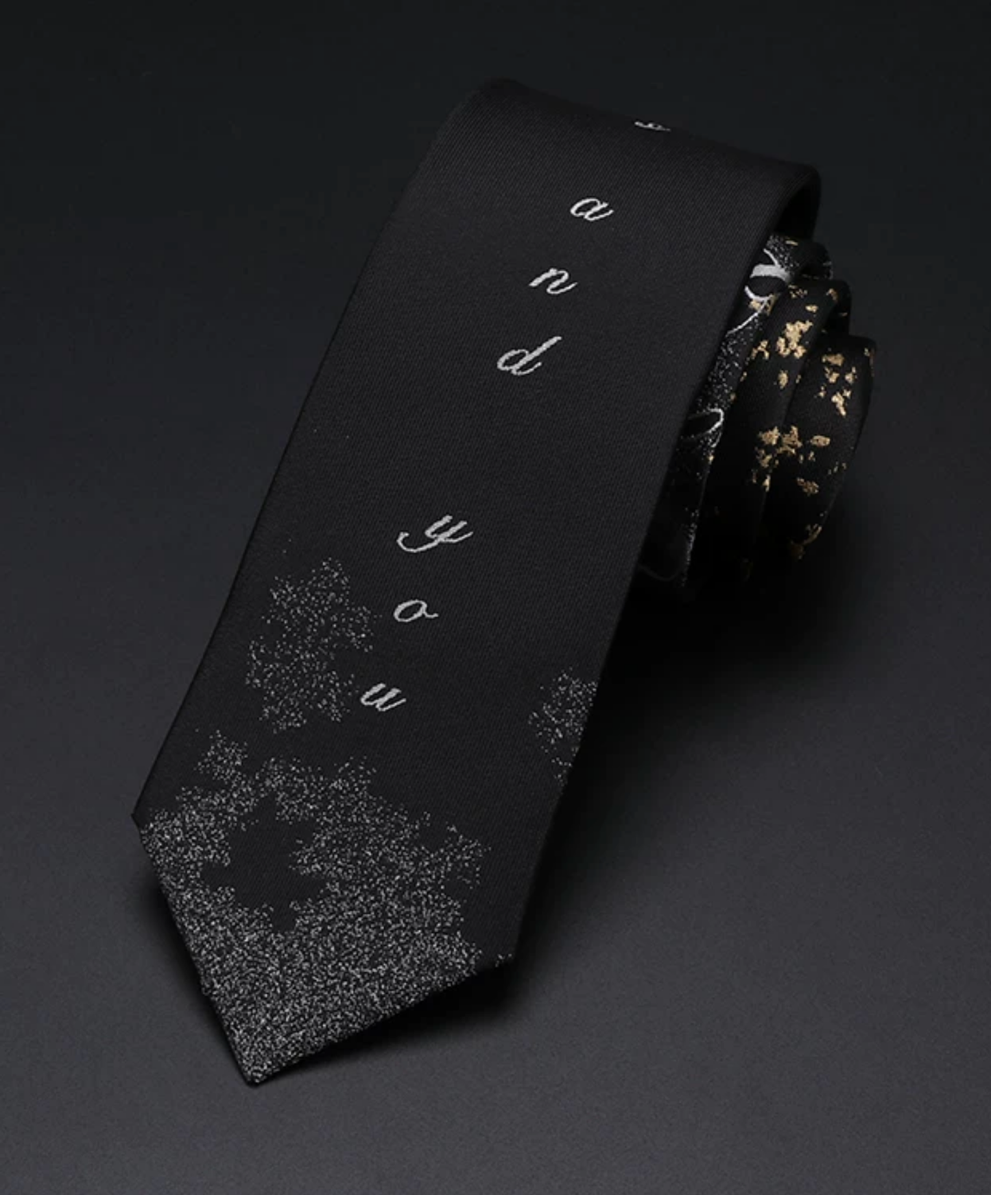 stardust cat design necktie EN2838