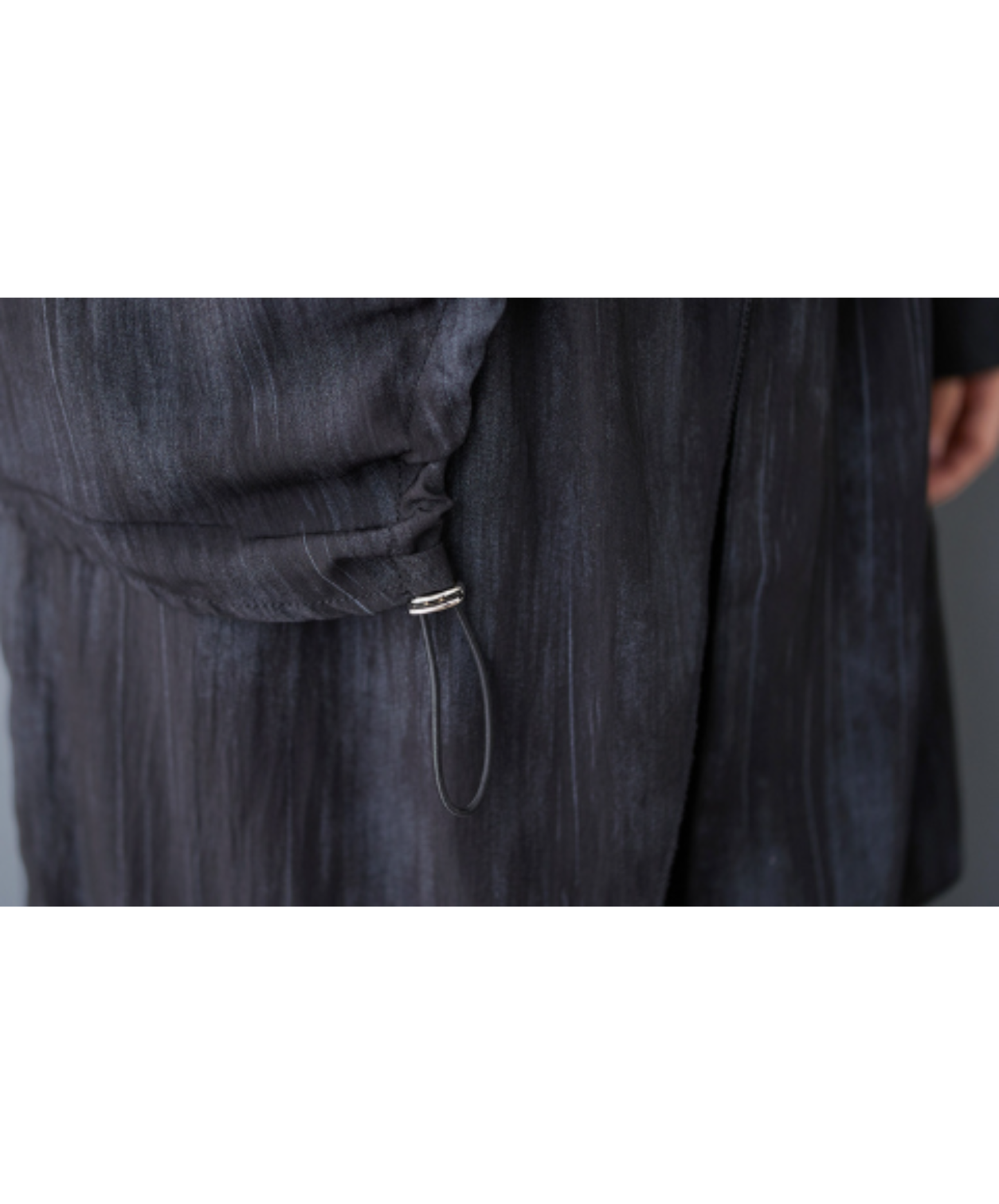 dark asymmetrical and loose-fitting shirt EN3040