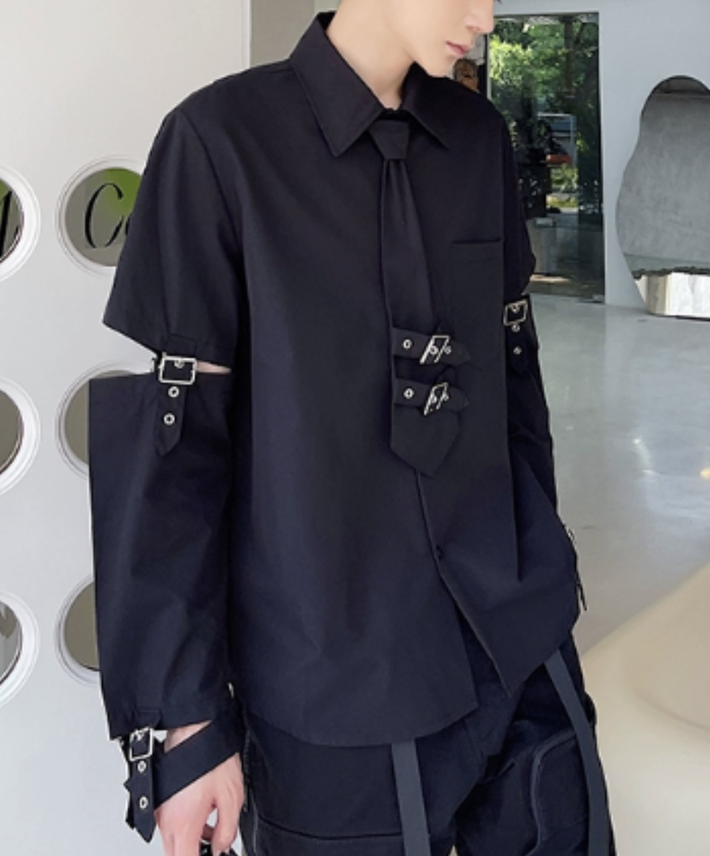 【限定1セット・30%OFF】dark mode outfit set EN3154（gilet + shirt + pants set）