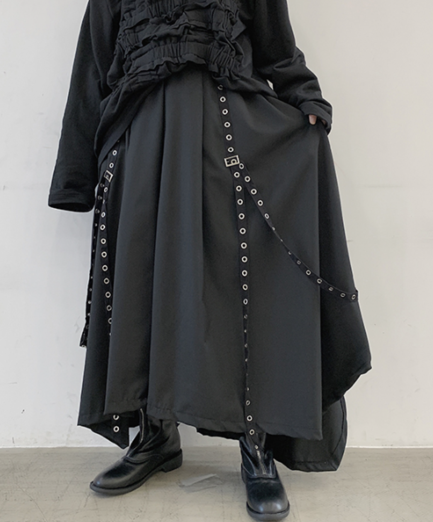 【style94】dark mode outfit set EN2853（hoodie + pants set）