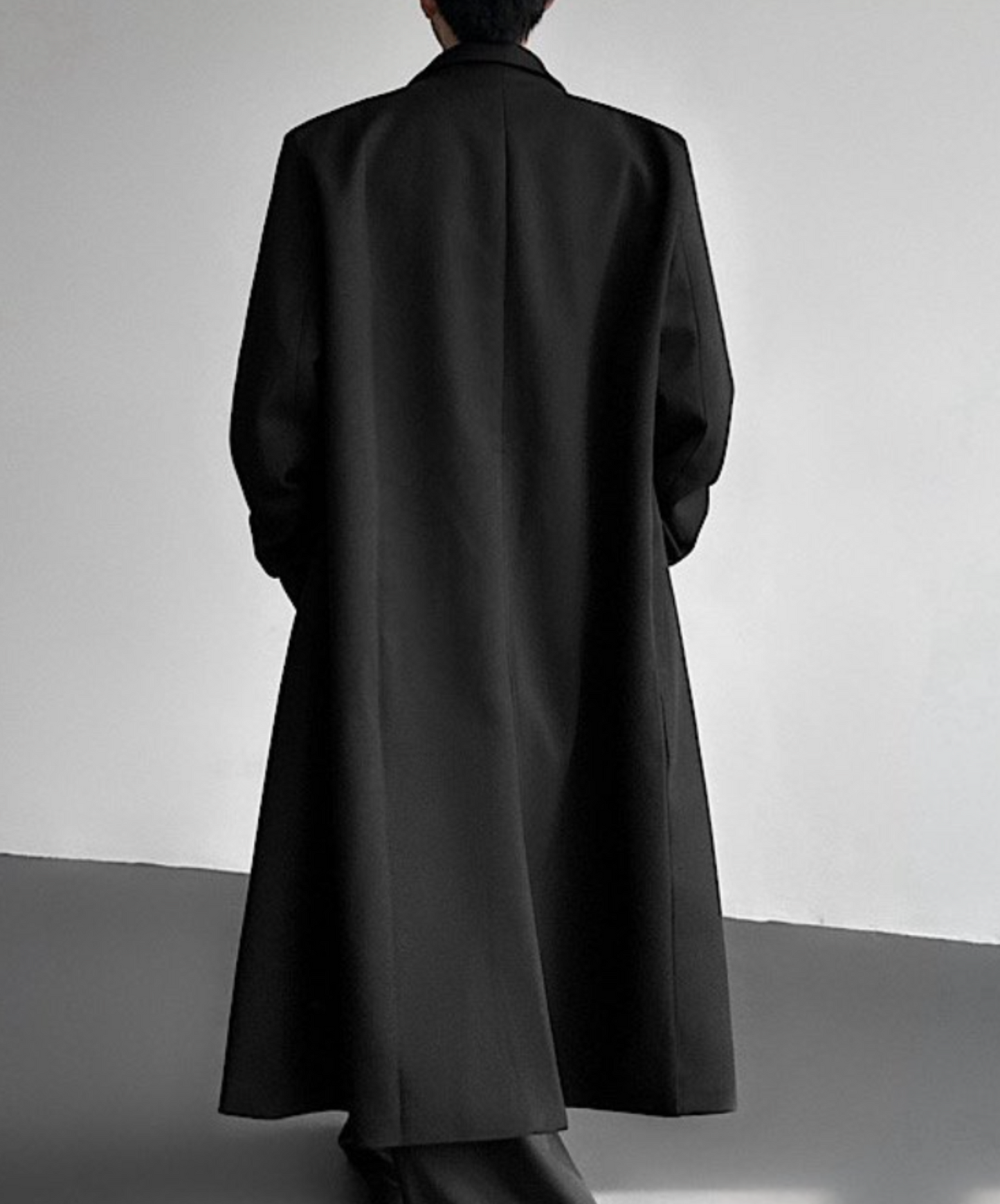 smart above-the-knee silhouette coat EN2560