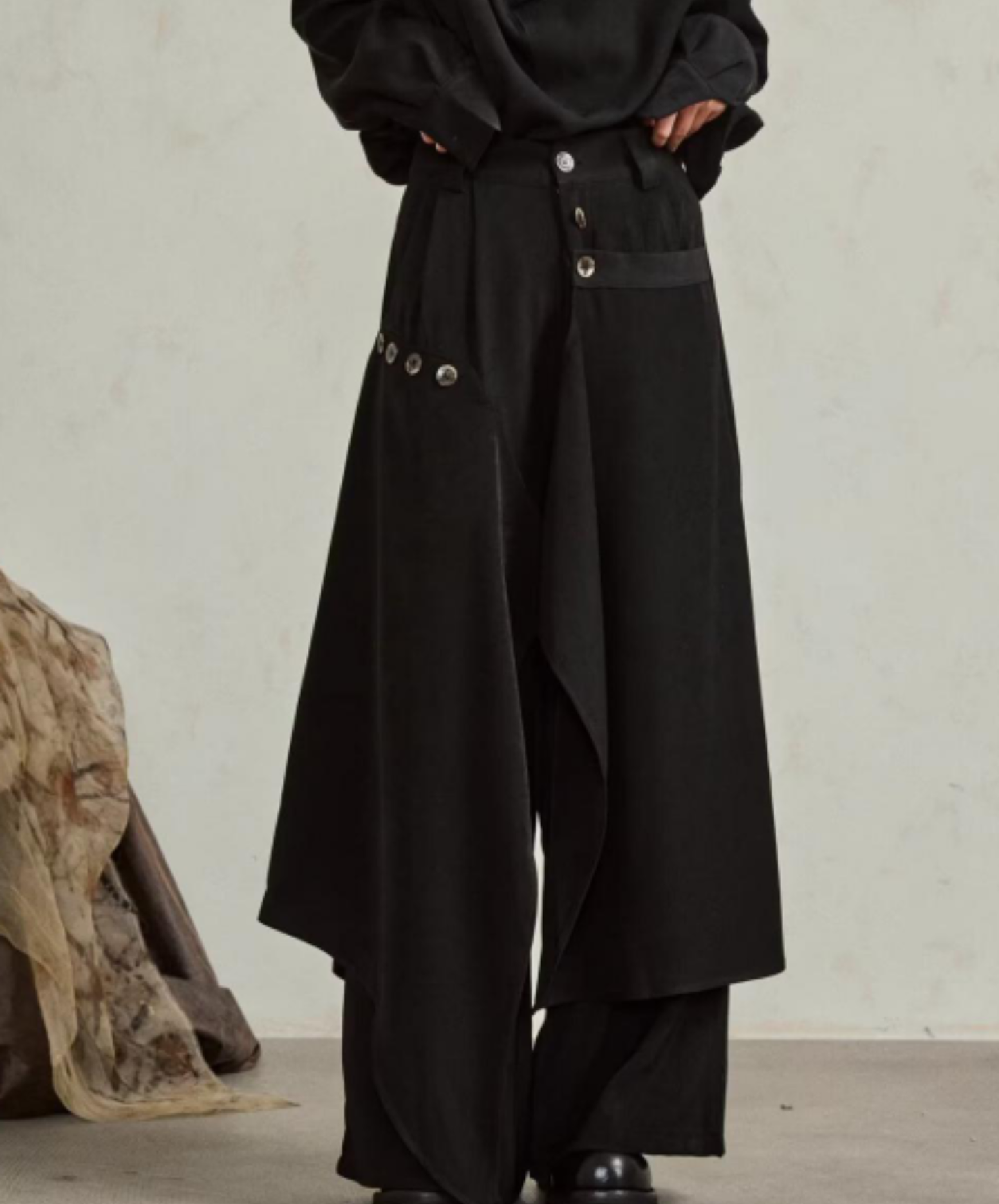 【style81】dark mode outfit set EN2552（hoodie + pants set）